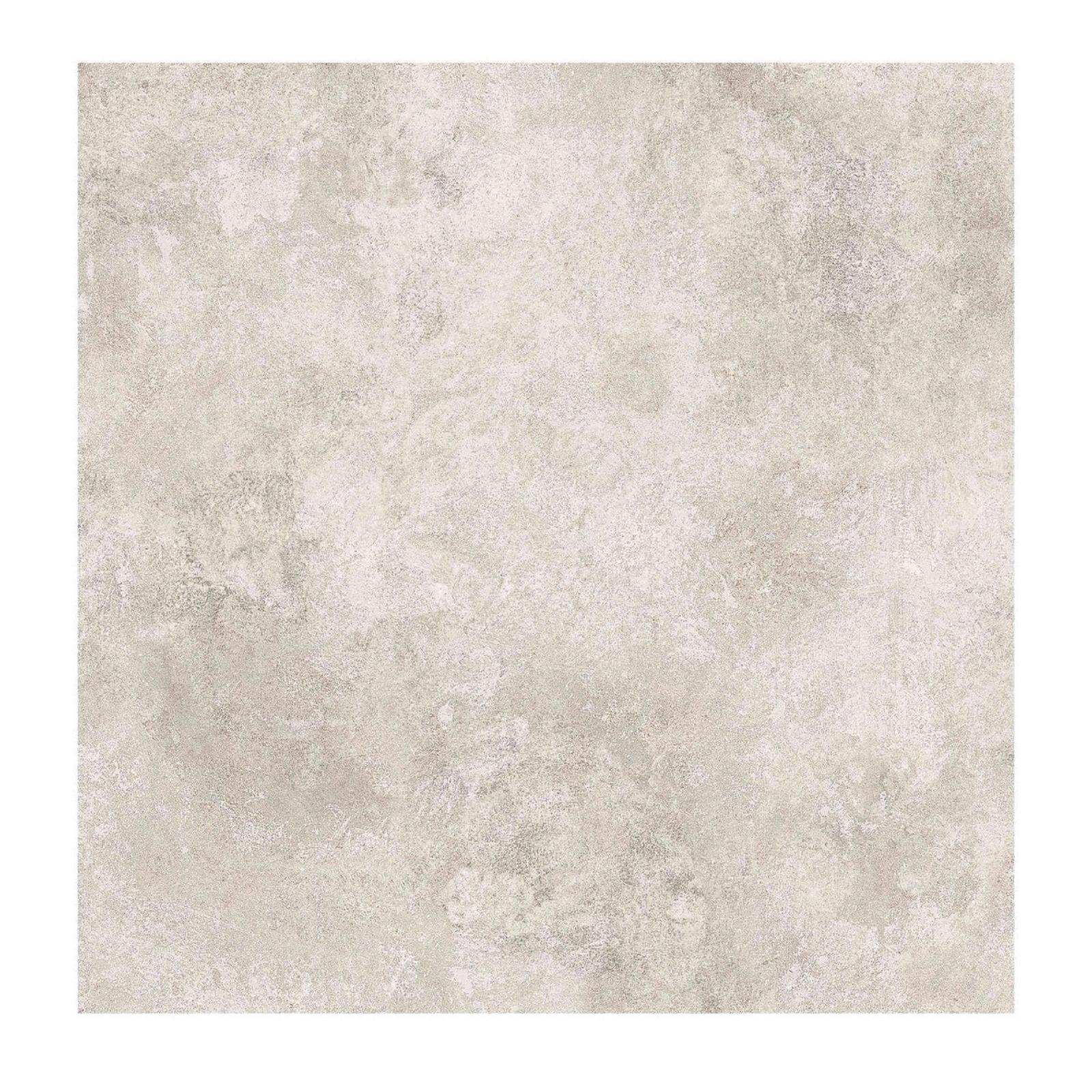 Gresie portelanata Cemento Slate, 60 x 60 cm, gri, lucioasa, rectificata, aspect ciment