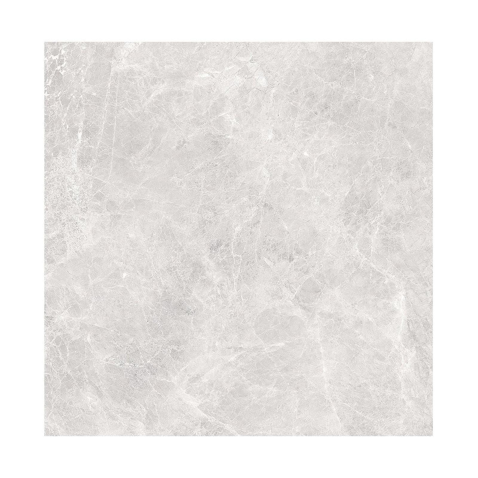 Gresie Runa Bianco 60 x 60 cm, gri, mata, rectificata, aspect ciment