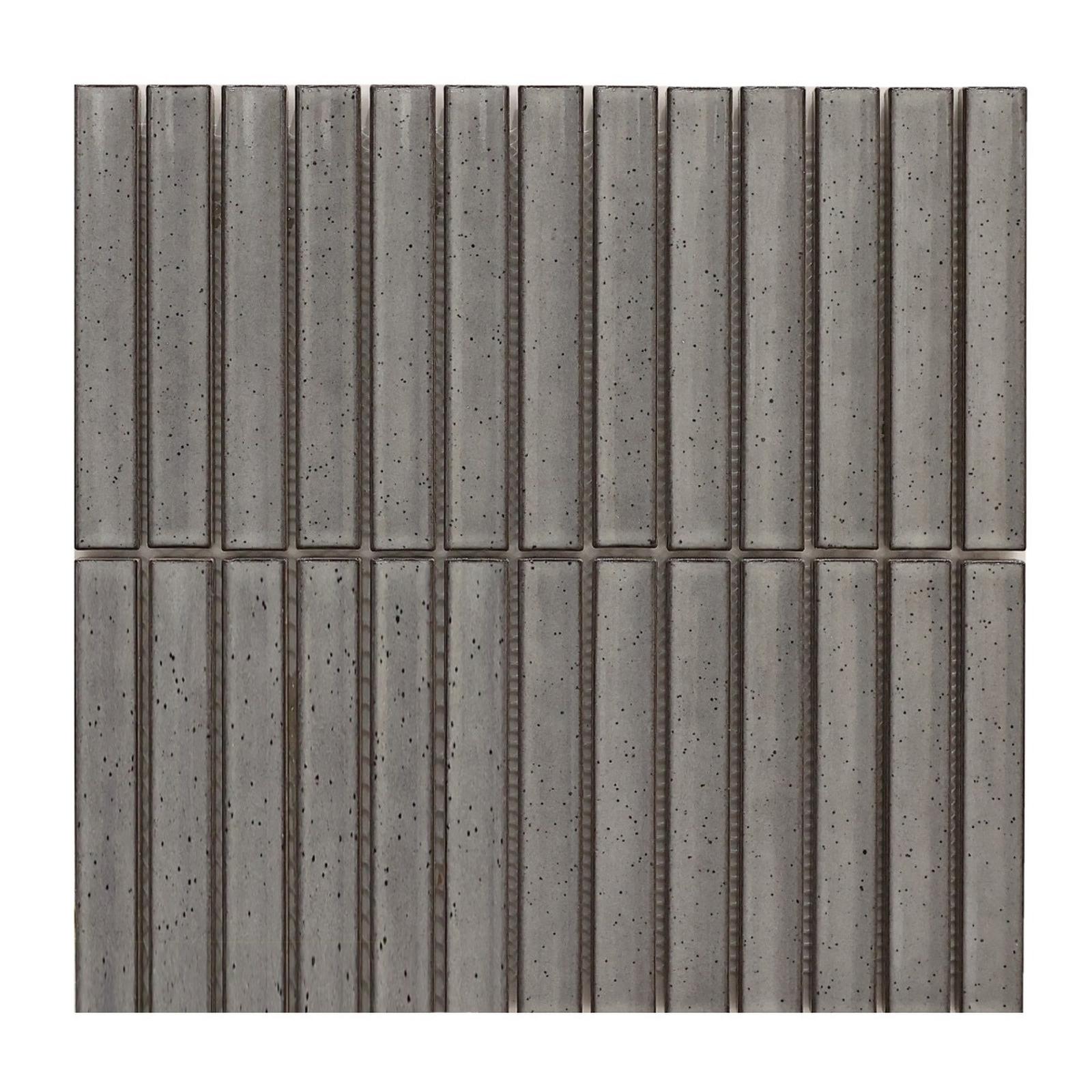 Mozaic Piano Grey, 29.6 x 29.9 cm, gri, lucios