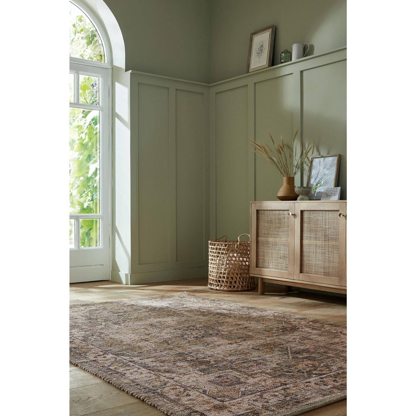 Covor Flair Rugs Selena Jute Traditional, 160 x 230 cm, rustic, iuta, verde, dreptunghiular