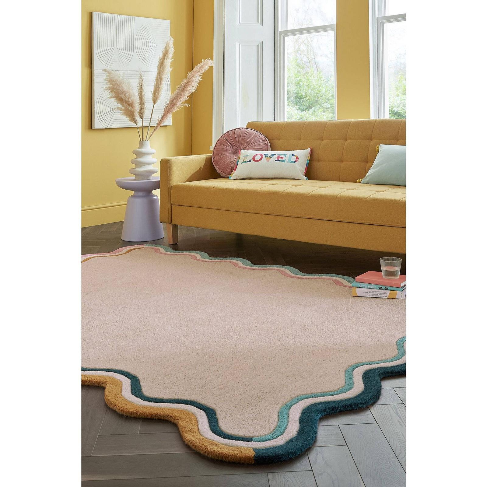 Covor Flair Rugs Leo Scallop Border, 200 x 290 cm, lana, multicolor, dreptunghiular