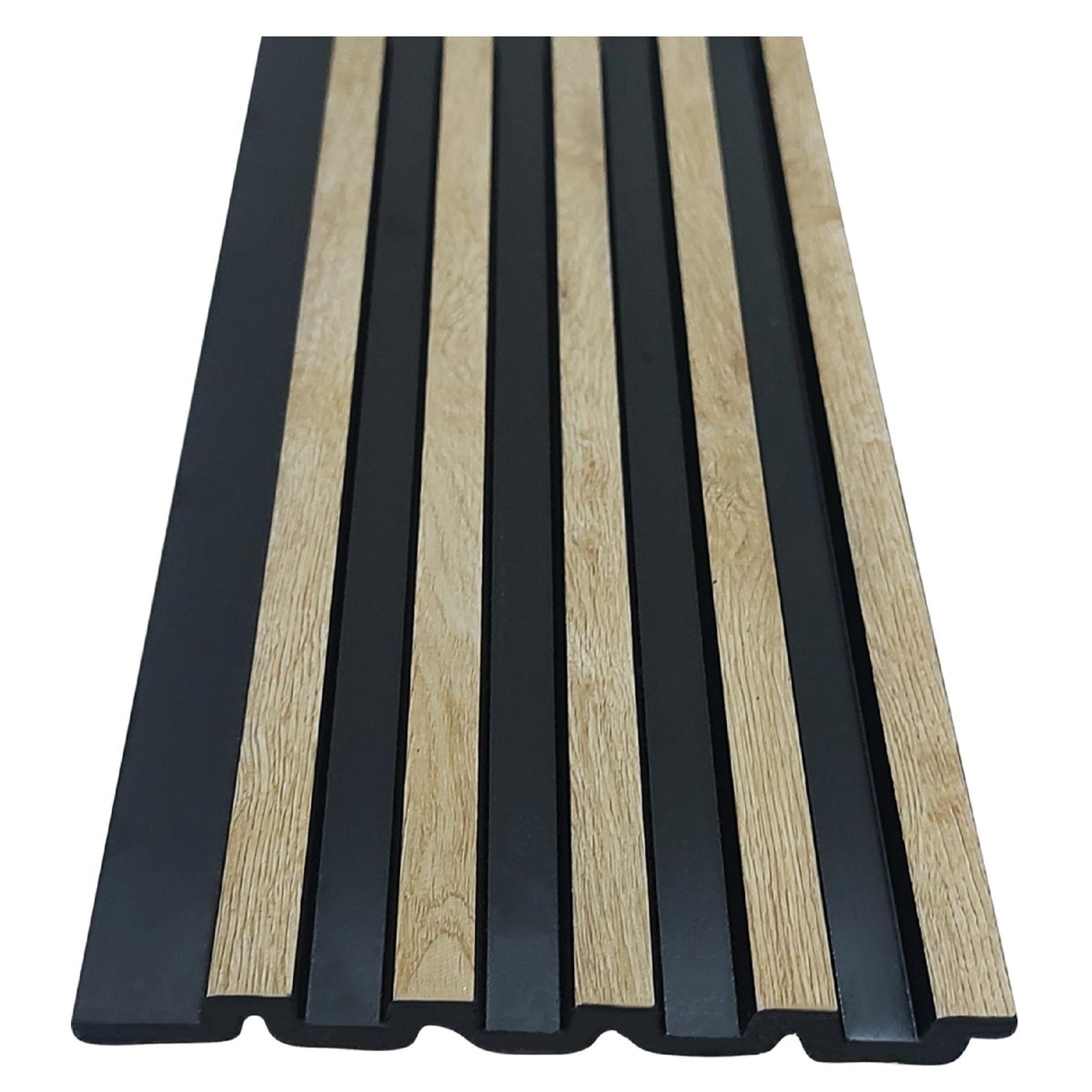 Riflaj decorativ tip panou, polimer dur, Wood Class RS802, antic, 2700 x 126.5 x 12 mm