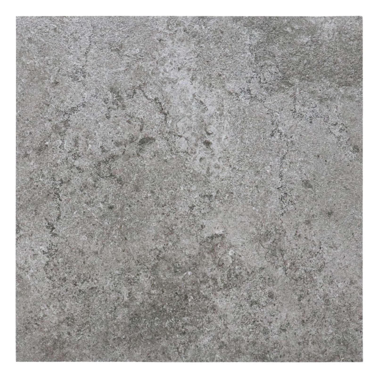 Gresie exterior / interior portelanata True Antracite, 59.5 x 59.5 cm, antracit, mata, rectificata, aspect piatra