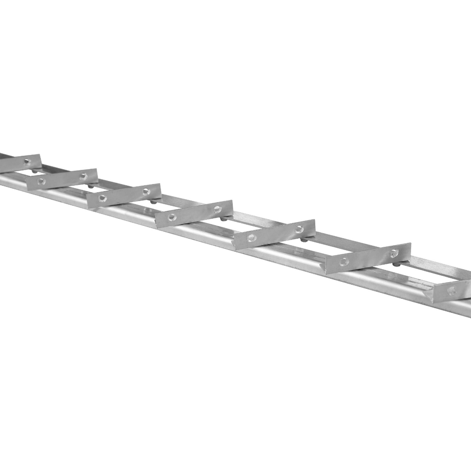 Glisiera pentru panouri reglabile, aluminiu, argintiu, 2000 x 70 mm Glisiera pentru panouri reglabile, aluminiu, argintiu, 2000 x 70 mm