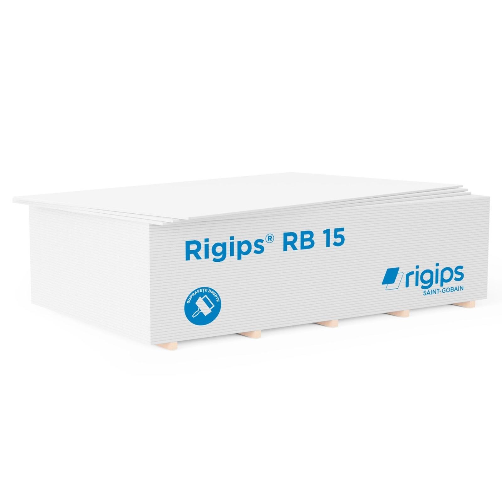 Placa gips carton tip A Rigips RB 15 x 1200 x 2600 mm