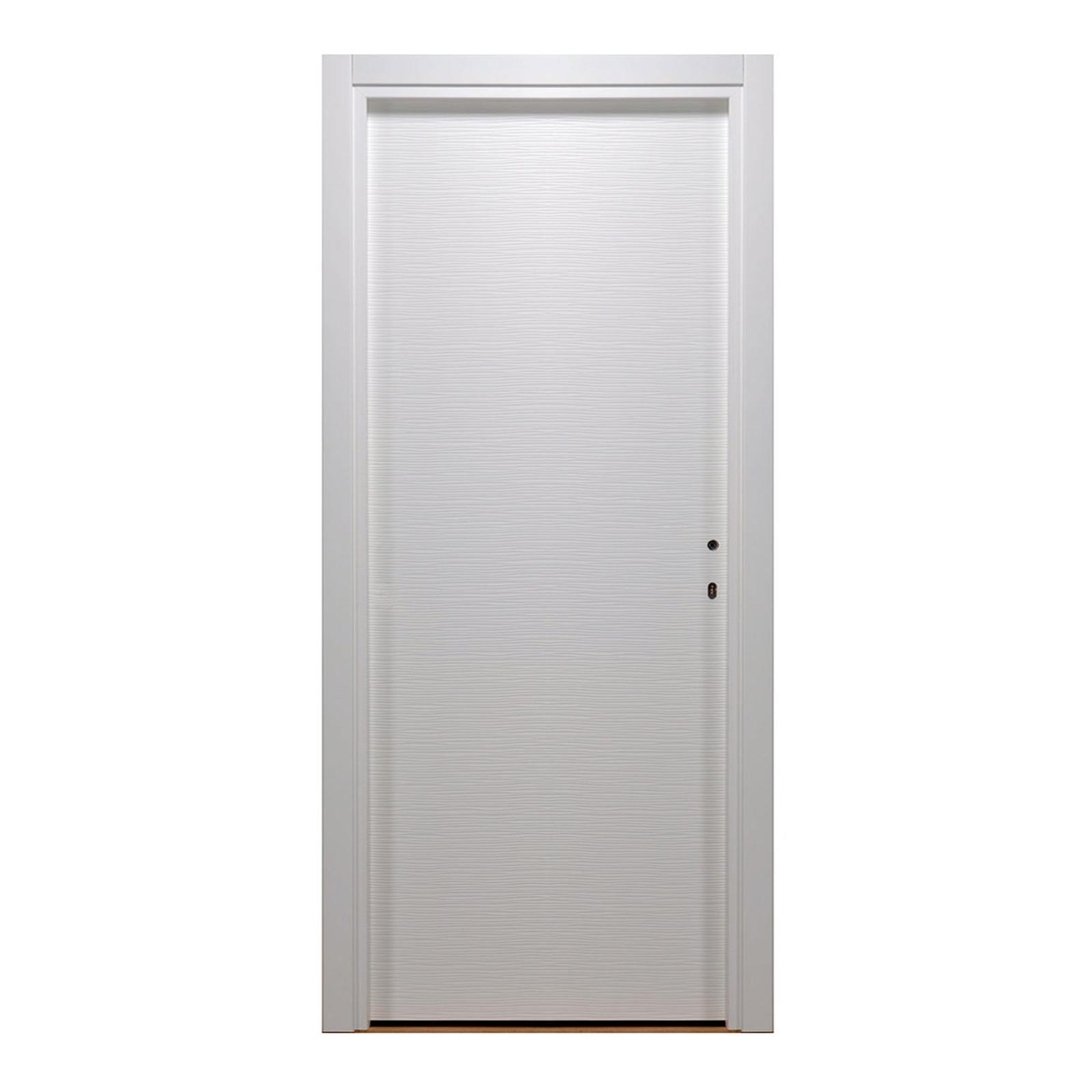 Usa interior celulara, HDF D, stanga, alb, 86 x 205 cm