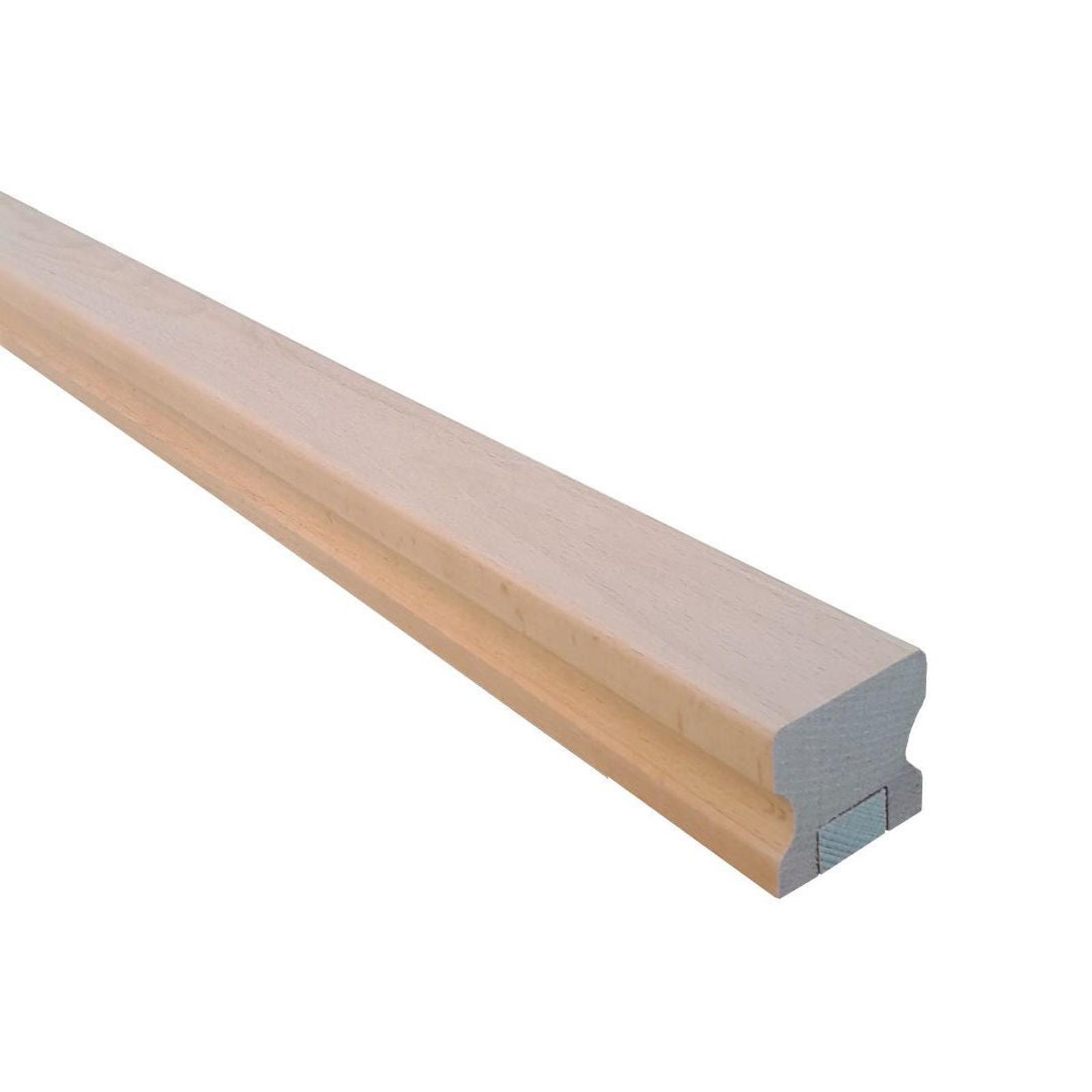 Mana curenta fag + sipca fixare, natur, 2000 x 50 x 50 mm