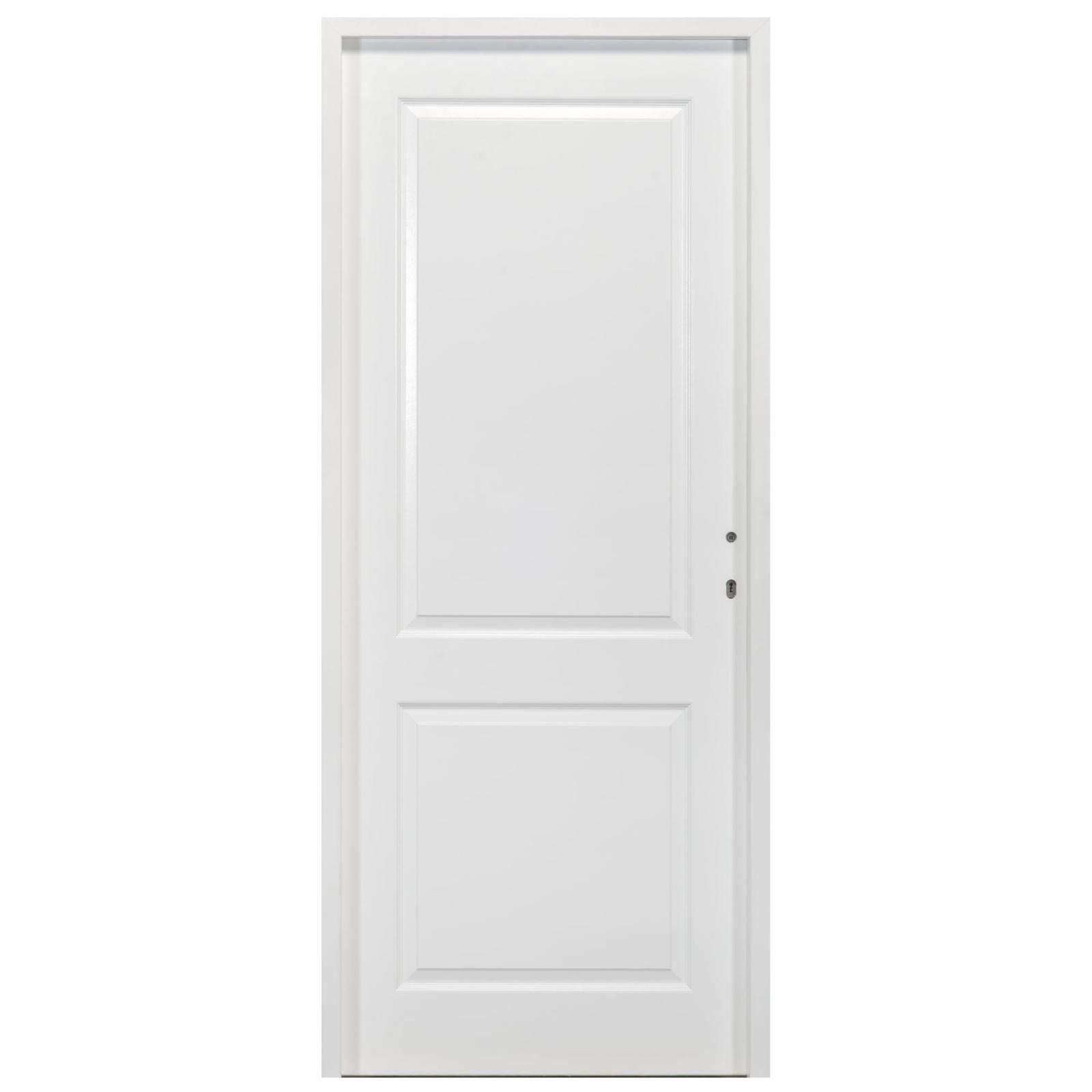 Usa Robust pentru interior din lemn, Robust, stanga, vopsita alb, 66 x 205 cm