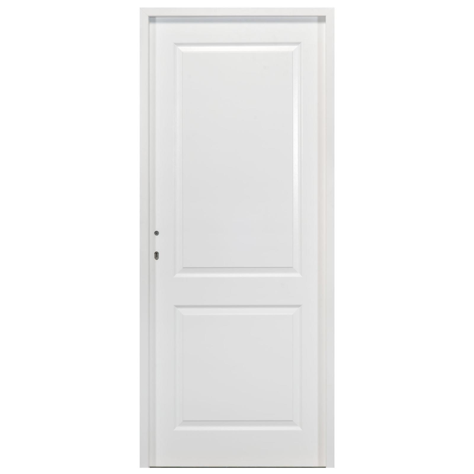 Usa de interior din lemn, Robust, dreapta, vopsita alb, 86 x 205 cm