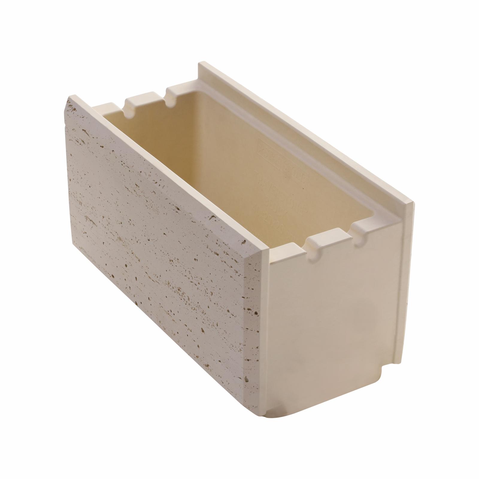 Element gard Traverstone Block Smoke, 400 x 200 x 200 mm Element gard Traverstone Block Smoke, 400 x 200 x 200 mm