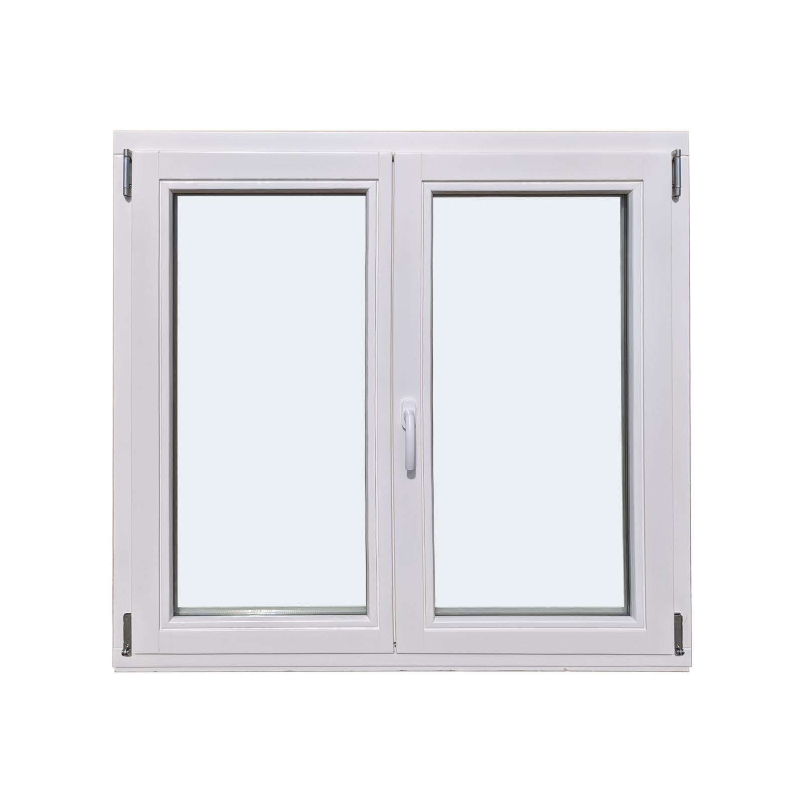 Fereastra lemn termopan, Kobezol, alb, 118 x 118 cm, simpla + dubla deschidere, dreapta