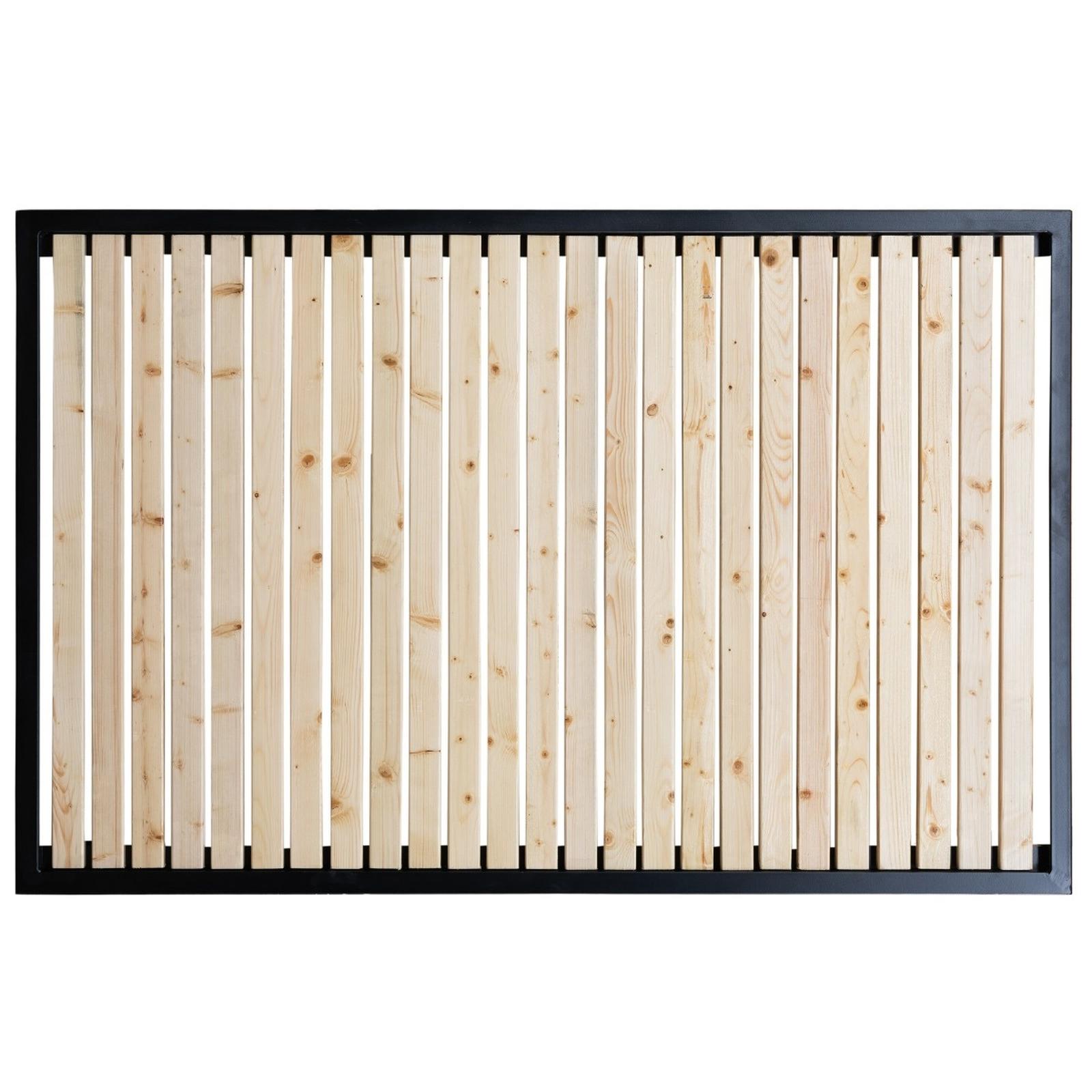 Panou gard Natur metal + lemn, finisaj natur, 1940 x 1200 mm