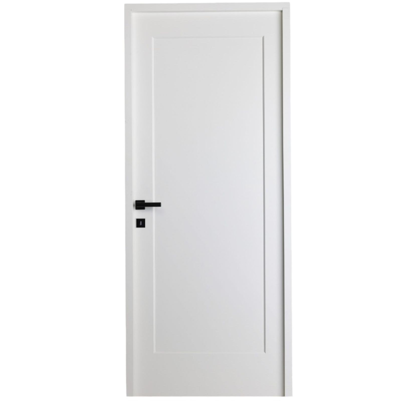 Usa de interior din lemn, Nordoor, stanga, alb, 75.5 x 205 cm