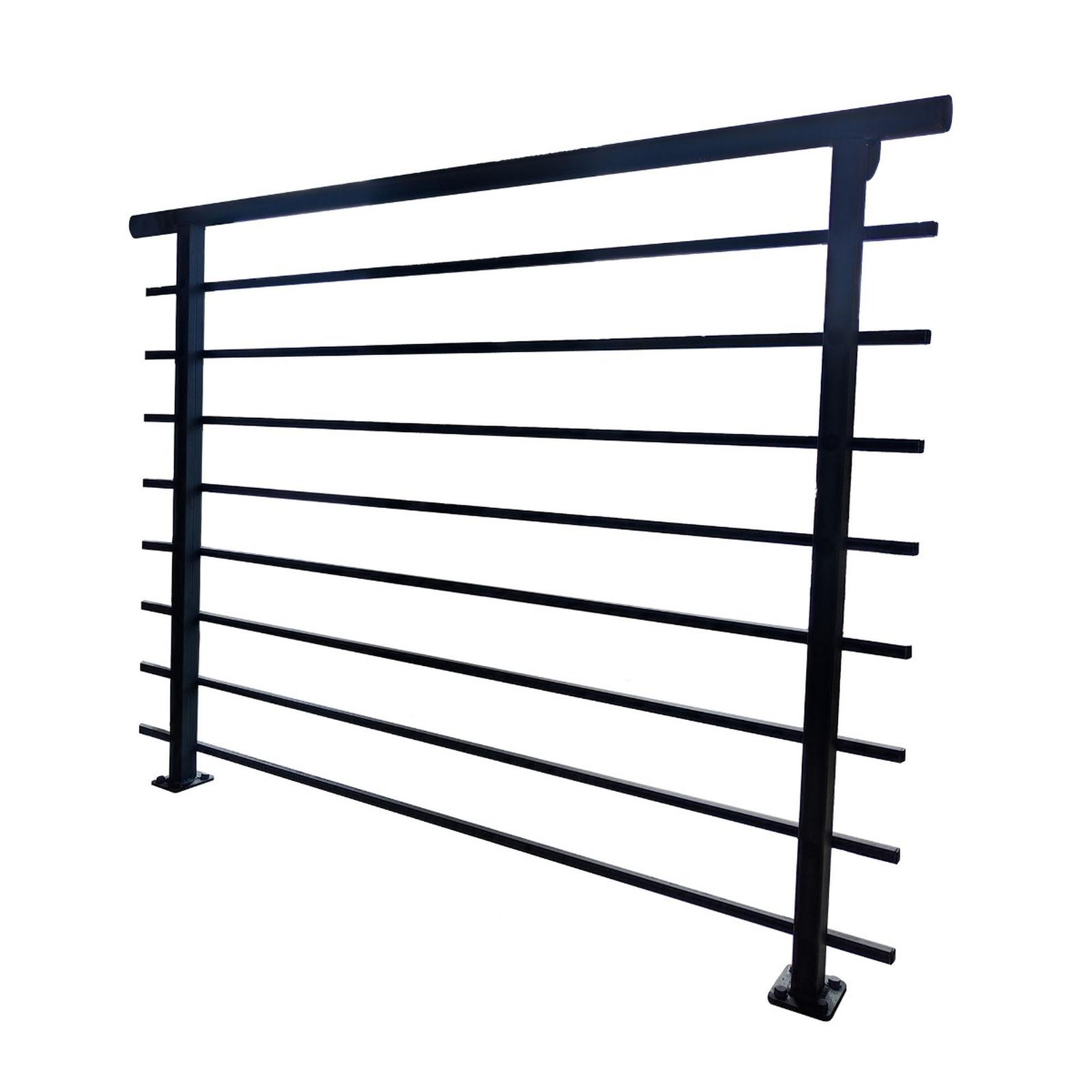 Panou balustrada Profil Secura Top, metal, gri antracit, 100 x 150 cm