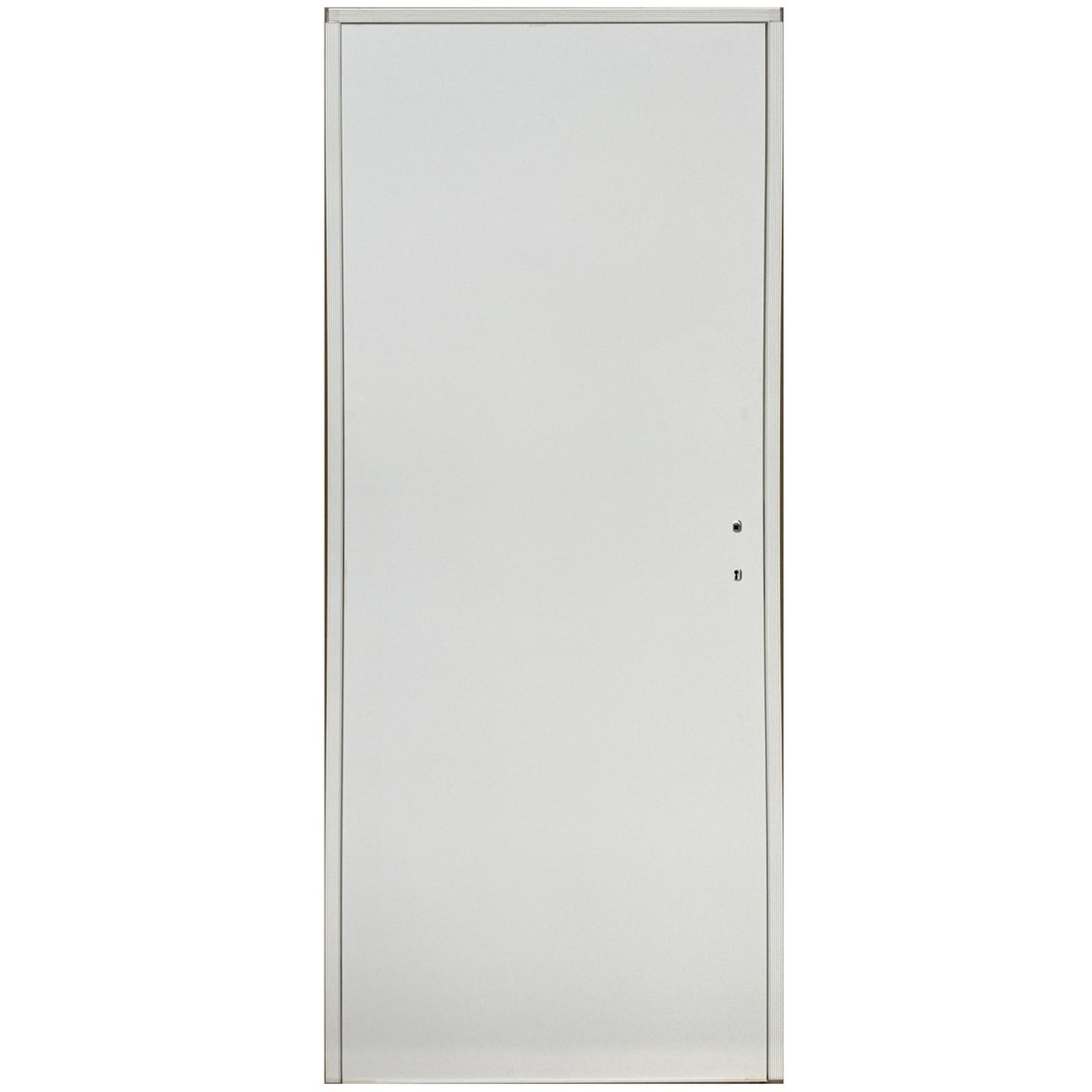 Usa de interior celulara din MDF Megadoor Filomuro, cu toc ascuns din aluminiu, nevopsita, stanga / dreapta, 78 x 214 cm