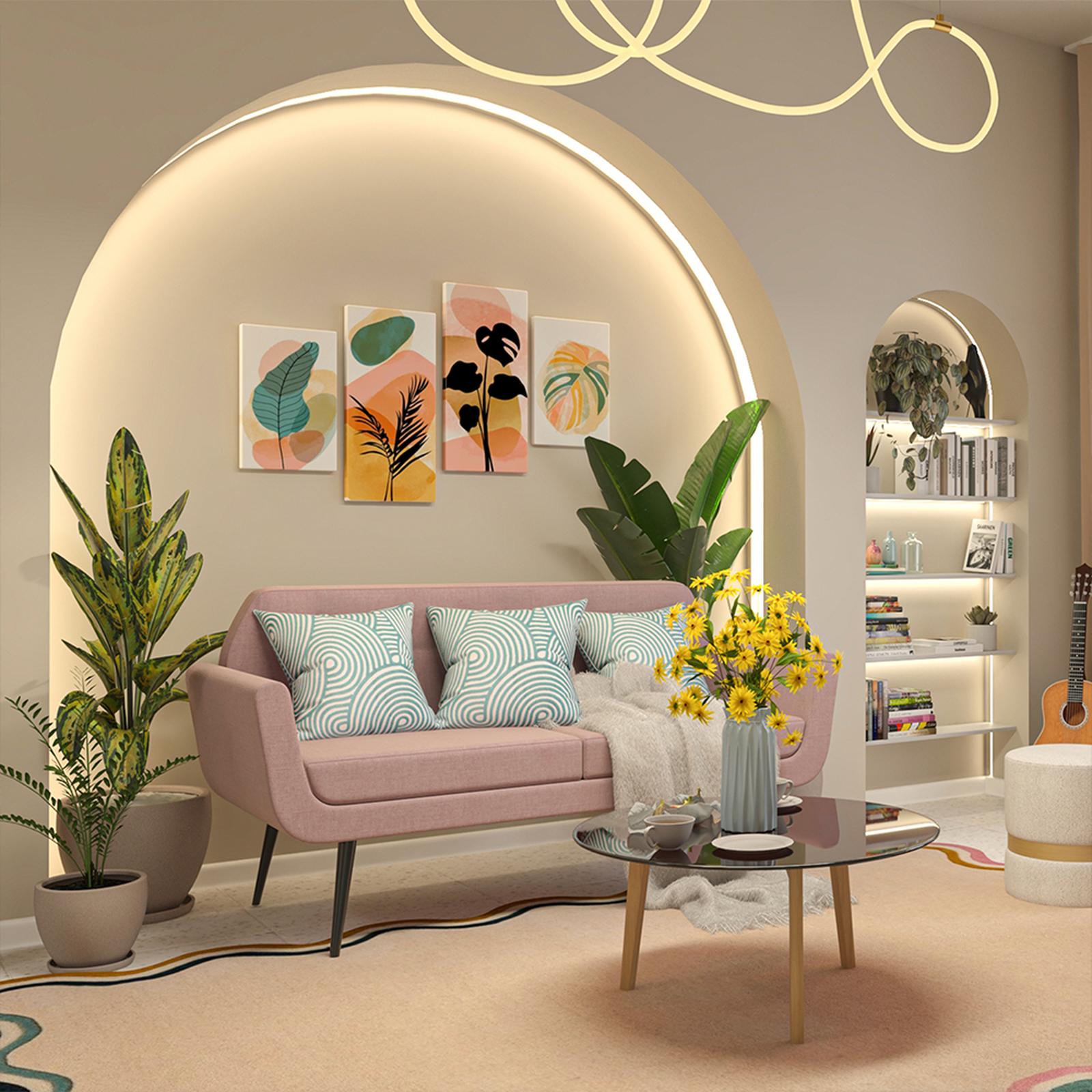 Model amenajare living stil modern aura