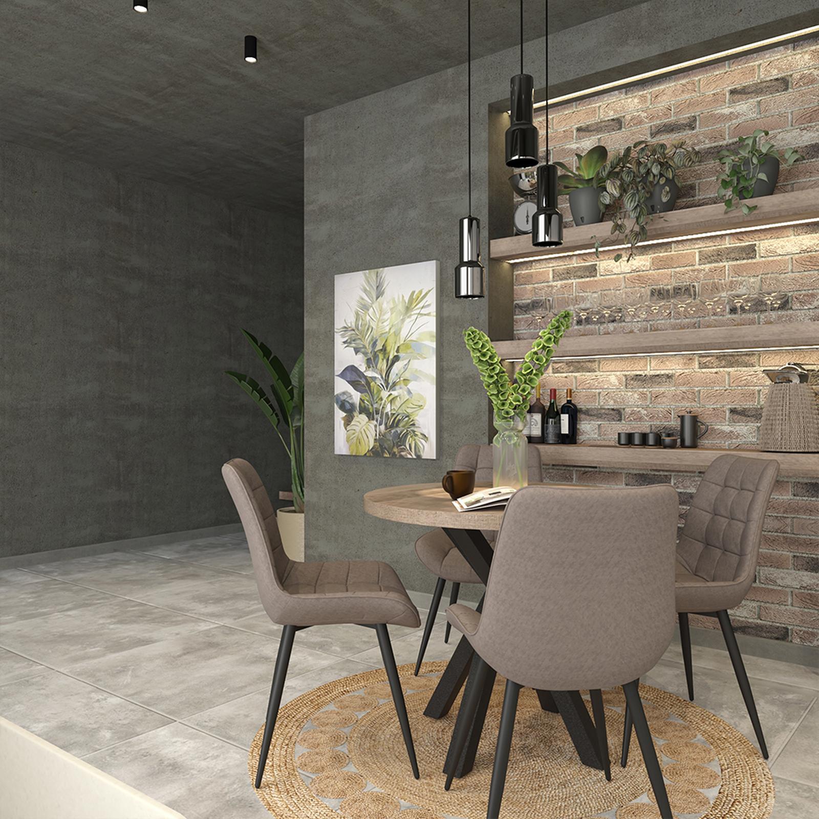 Covor Flair Rugs Adama, 150 x 150 cm, clasic, iuta, bej, rotund