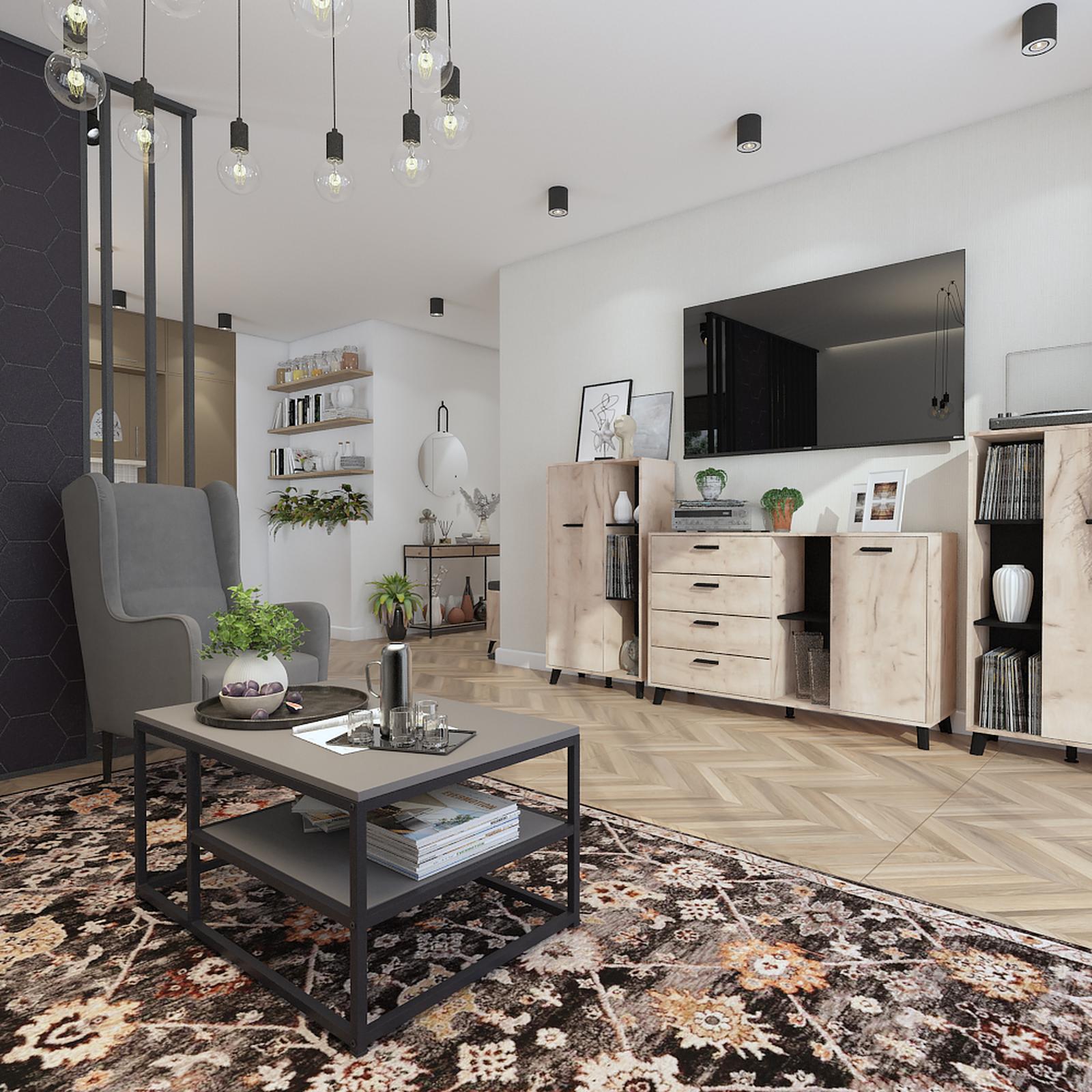 Model amenajare living stil modern peregrine