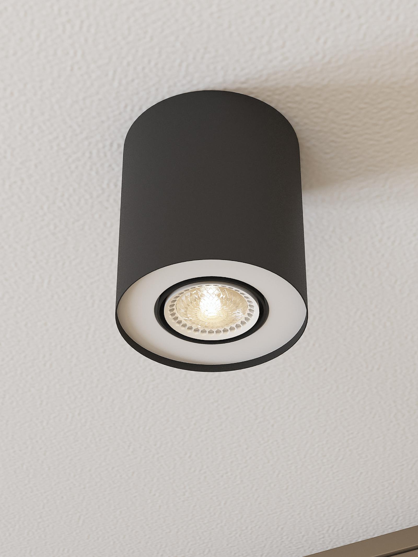 Spot aparent Kato 01-1307, 1 x GU10, orientabil, negru
