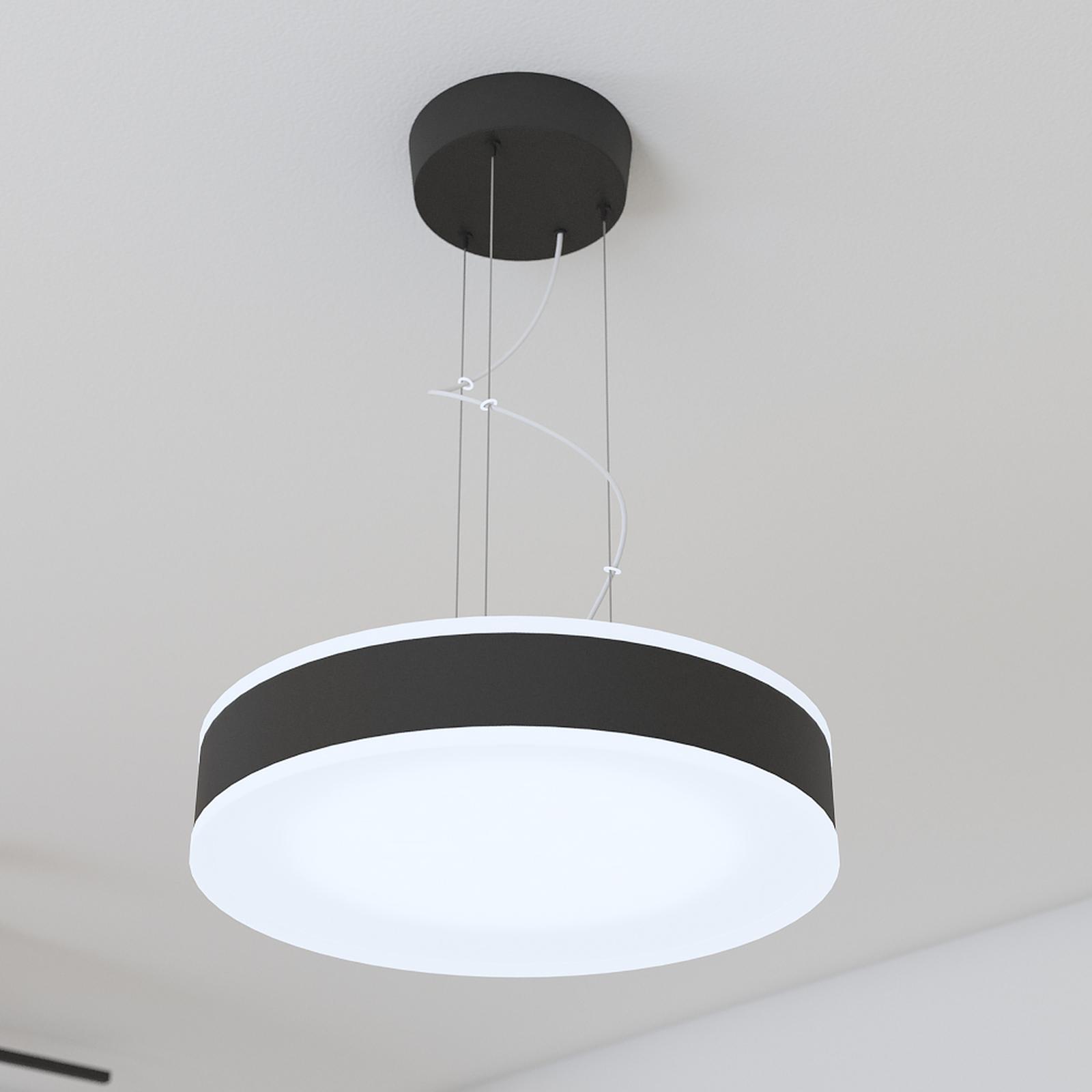 Pendul LED inteligent Hue Enrave, 33.5W, 4300lm, lumina calda / neutra / rece, negru, cu variator