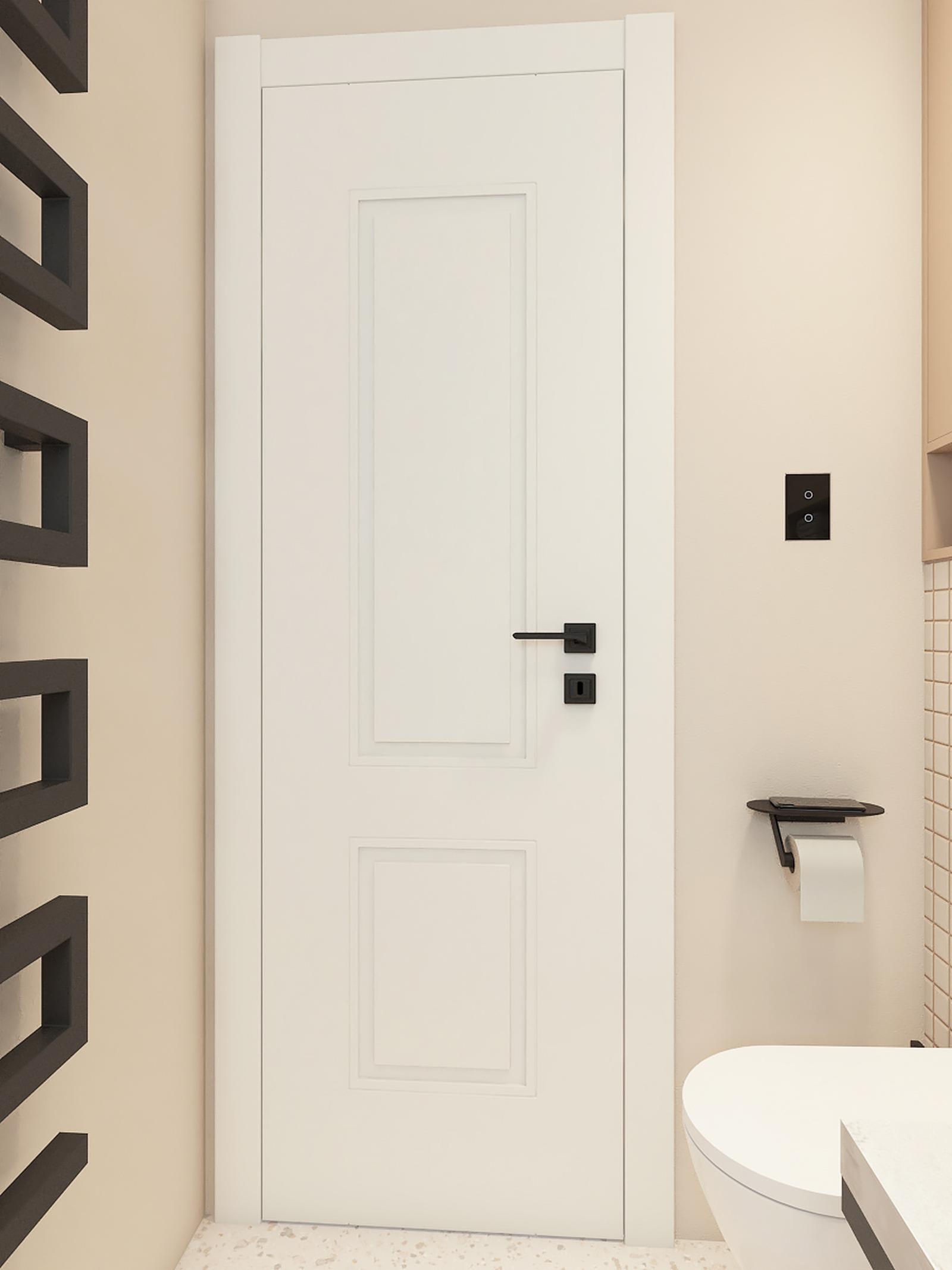 Accesorii baie, Hansgrohe Wallstoris 27969670, negru mat, 2 piese
