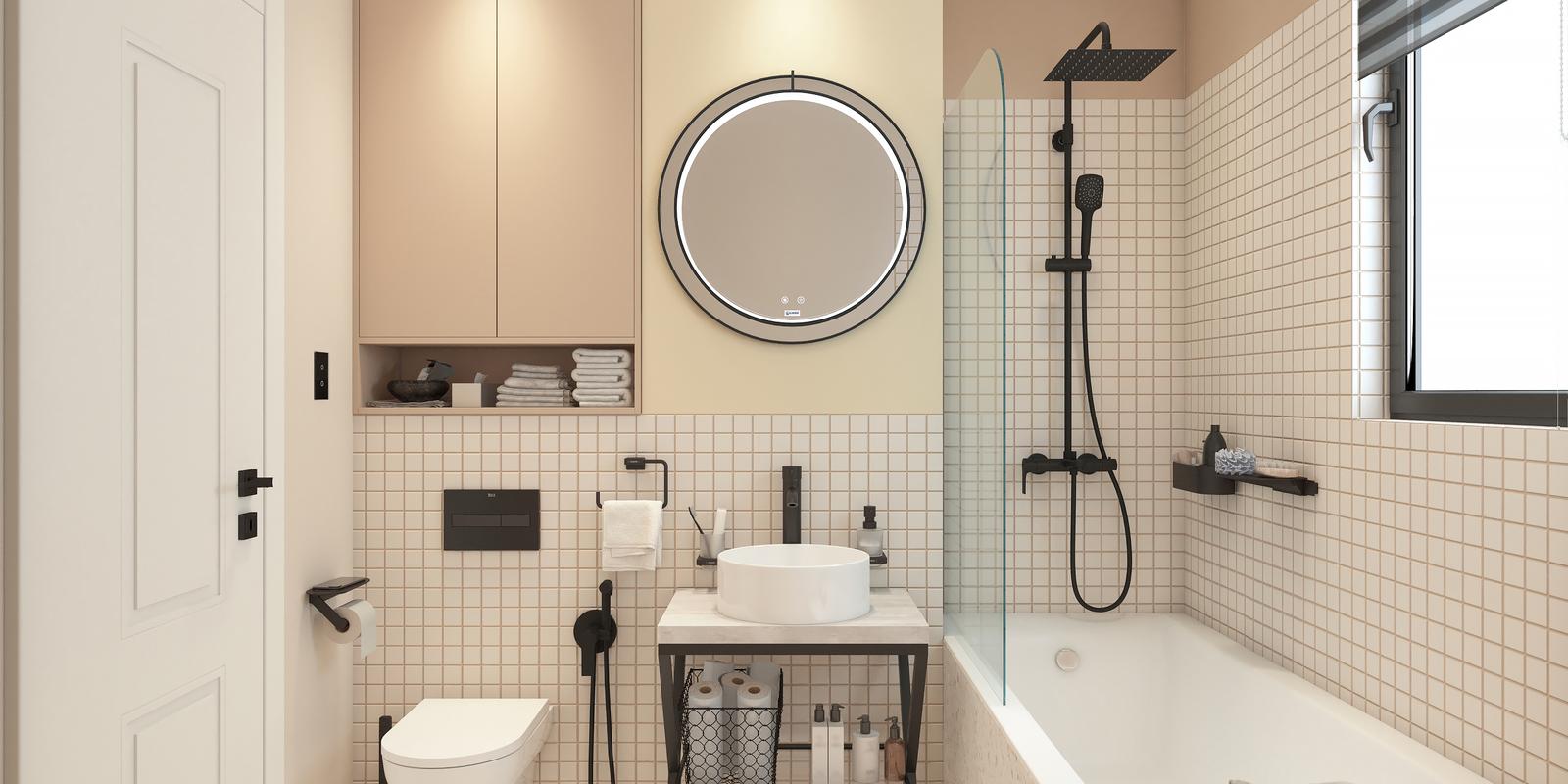 Model amenajare baie stil modern sands