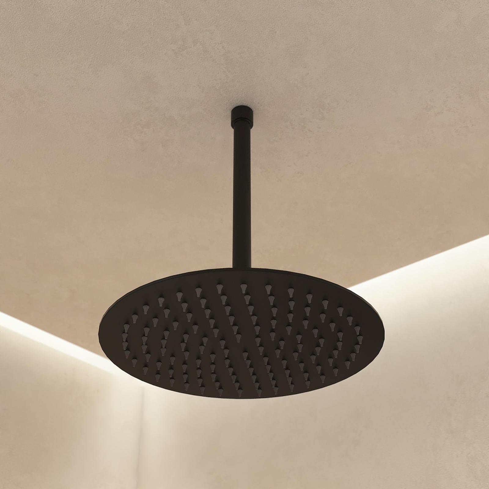 Cap dus fix Remer 357UFM25NOX, negru mat, 1 functie, sistem anticalcar