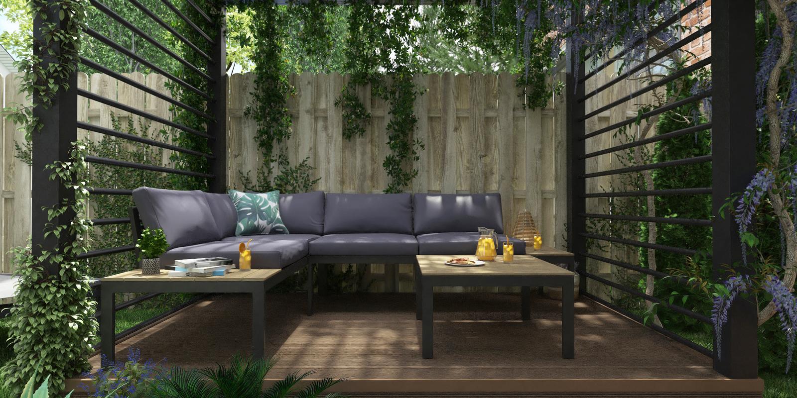 Model amenajare grădină stil modern saranda _2