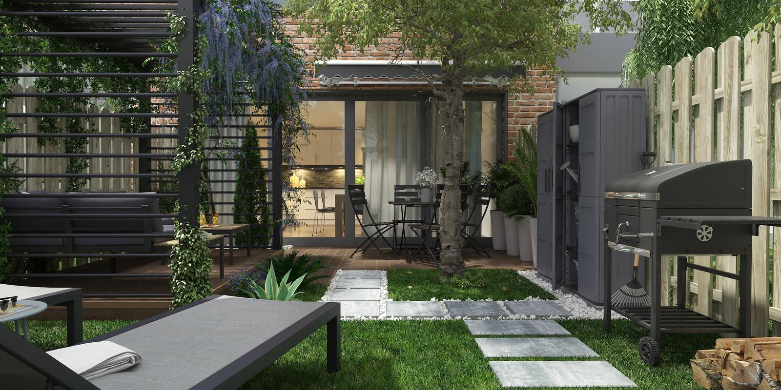 Model amenajare grădină stil modern saranda _4