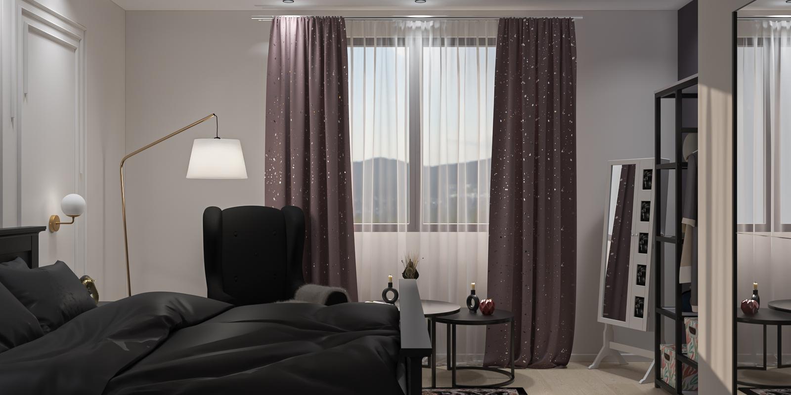 Accesorii într-un dormitor romantic