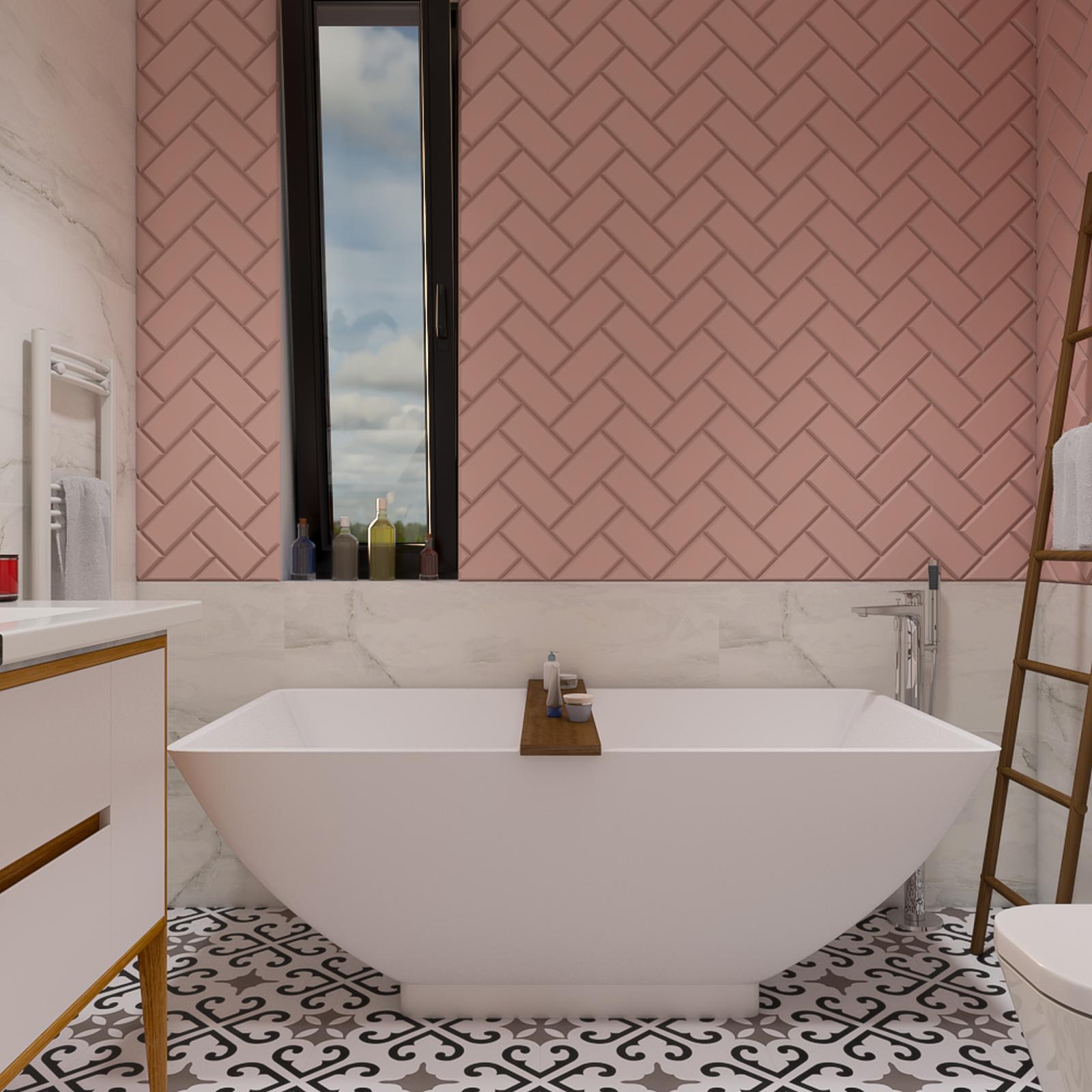 Cada freestanding, rectangulara, West Aria, rasina acrilica, 162 x 87 cm, alb
