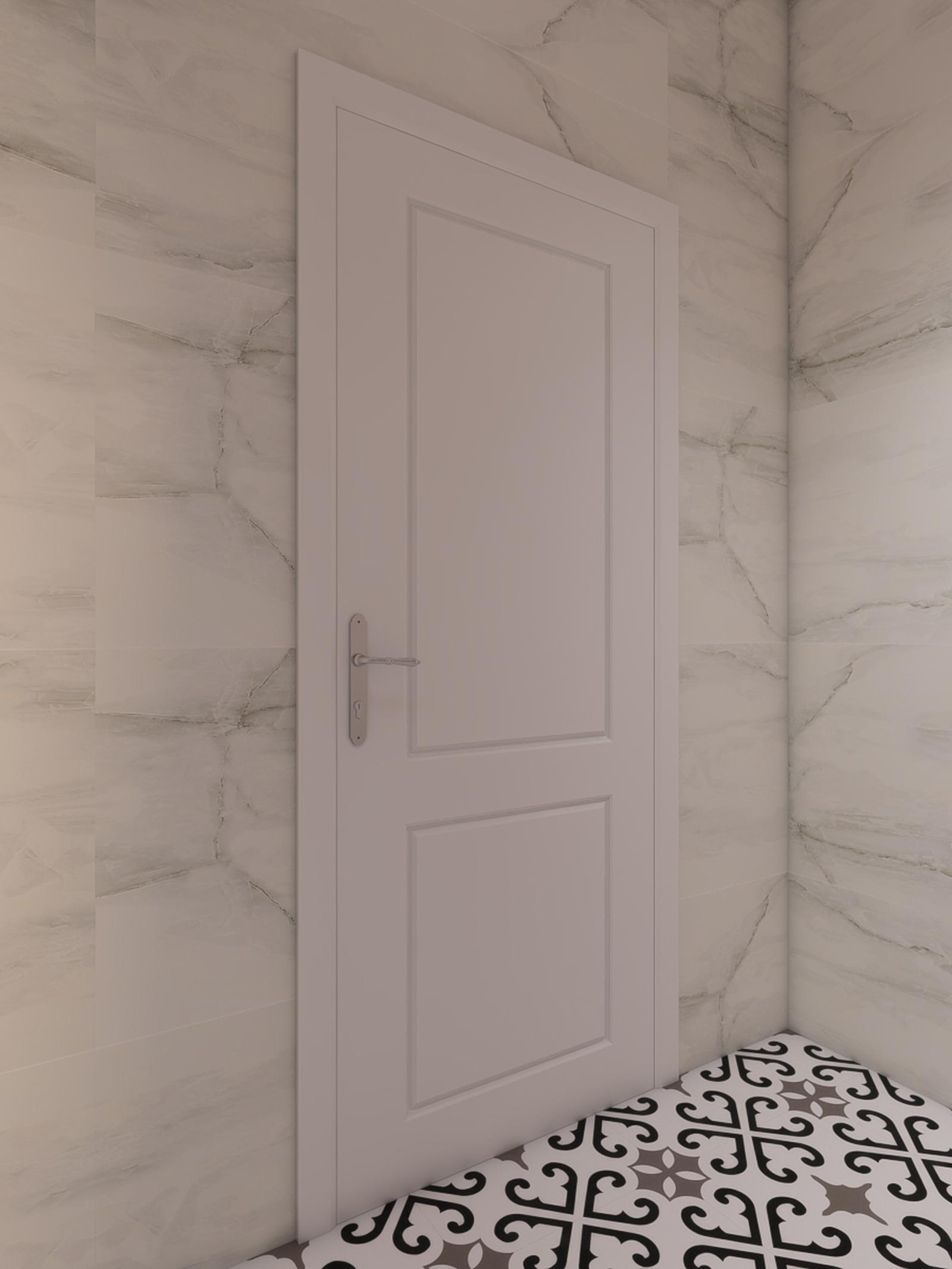 Gresie Deserto, 60 x 120 cm, gri, lucioasa, rectificata, imitatie piatra
