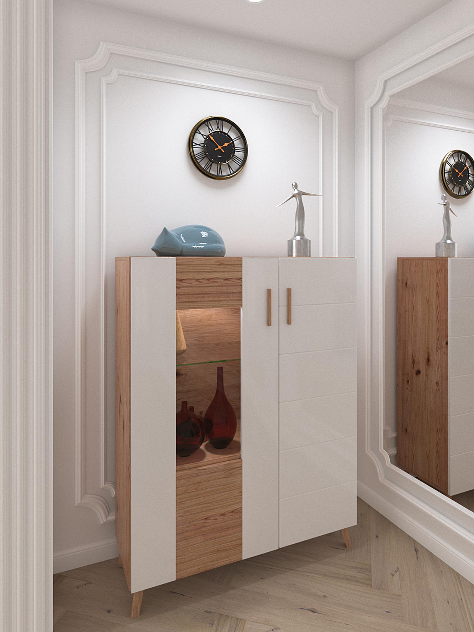 Brau decorativ poliuretan Z10, clasic, alb, 200 x 4 x 2 cm
