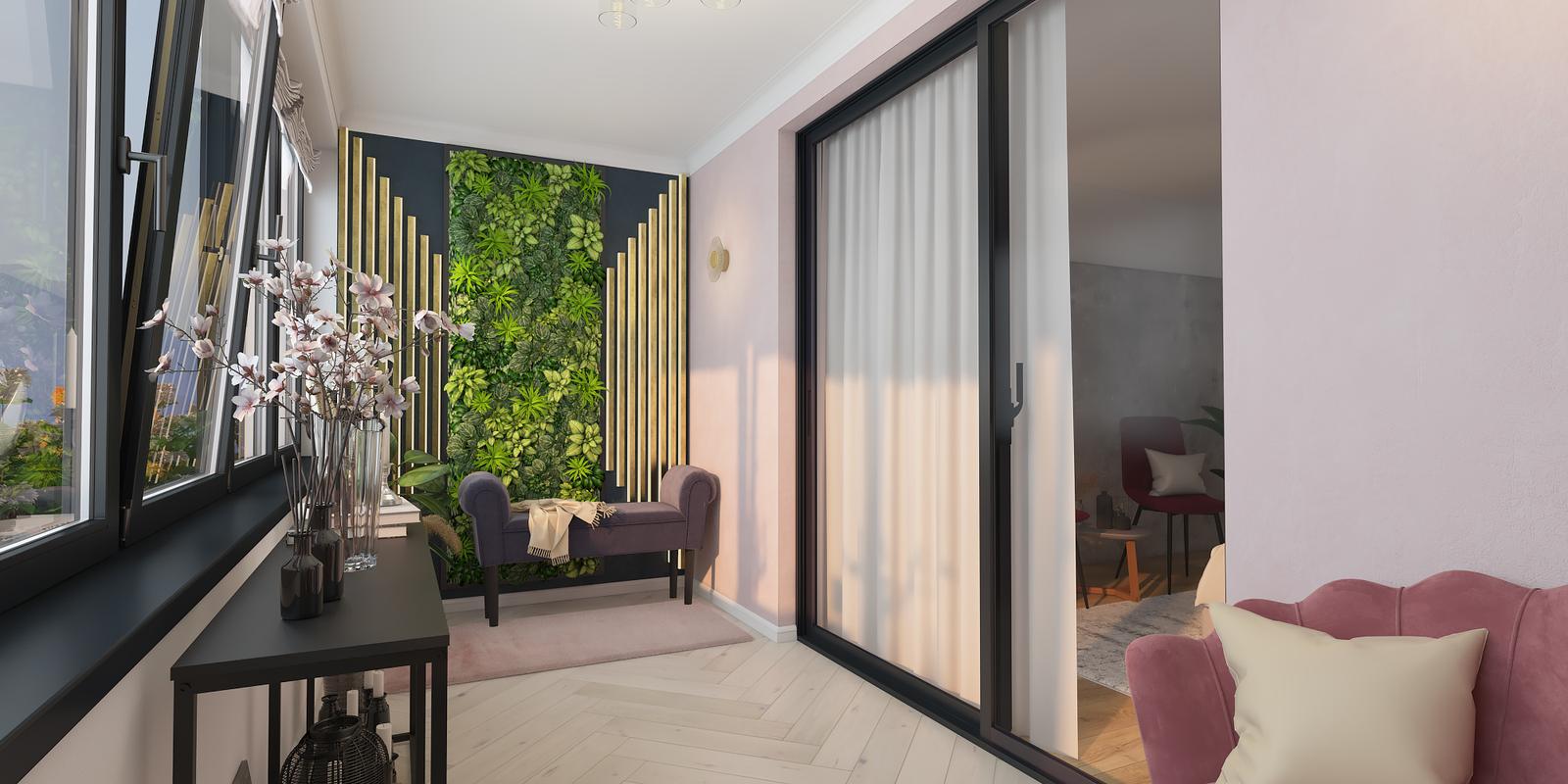 Model amenajare balcon stil clasic audrey lush