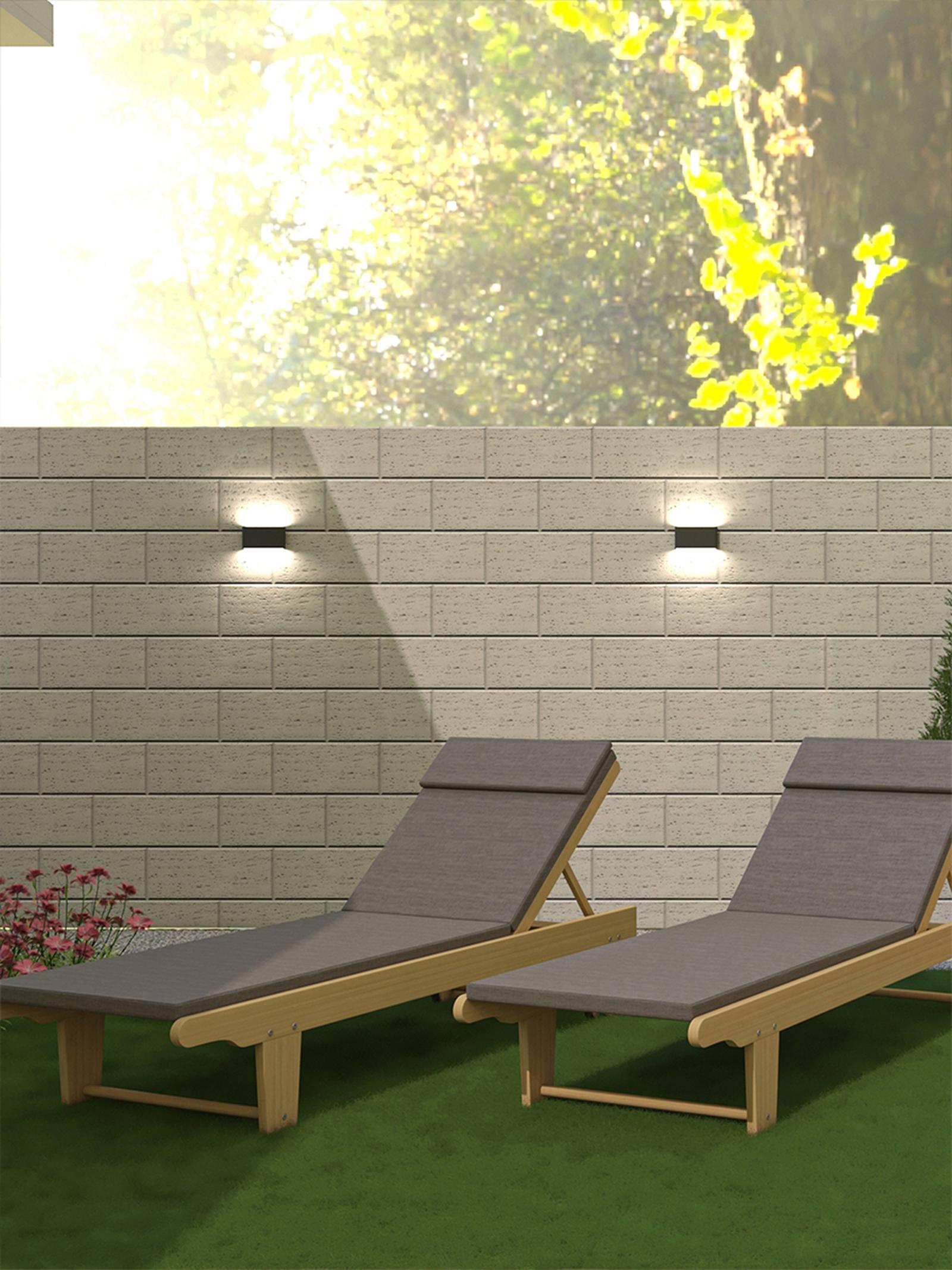 Sezlong plaja TDC 2363K, spatar reglabil, structura lemn, maro, 192 x 64.2 x 88 cm