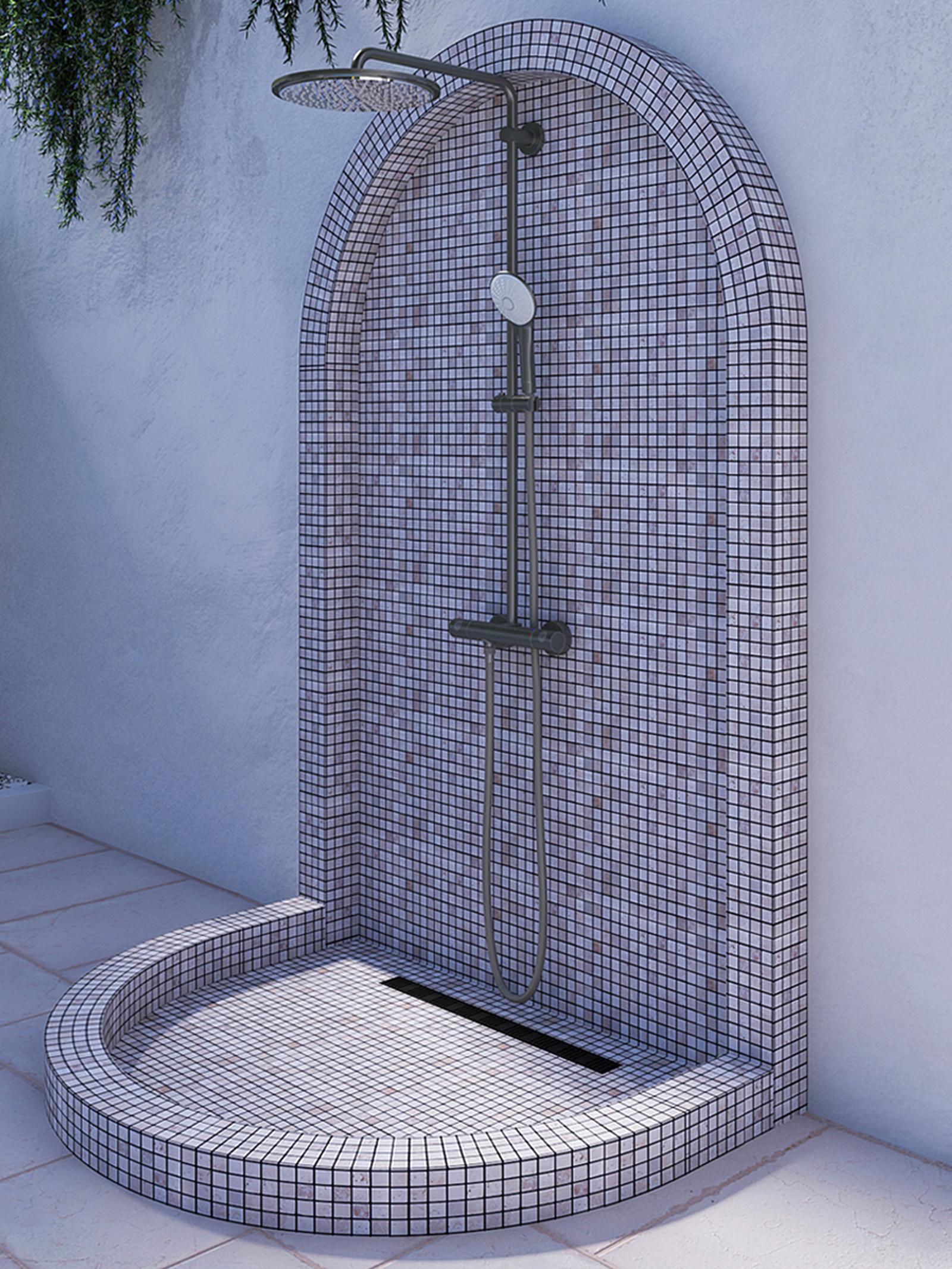 Mozaic Classic Mesta Travertin Tumbled crem bej 2.3 x 2.3 cm