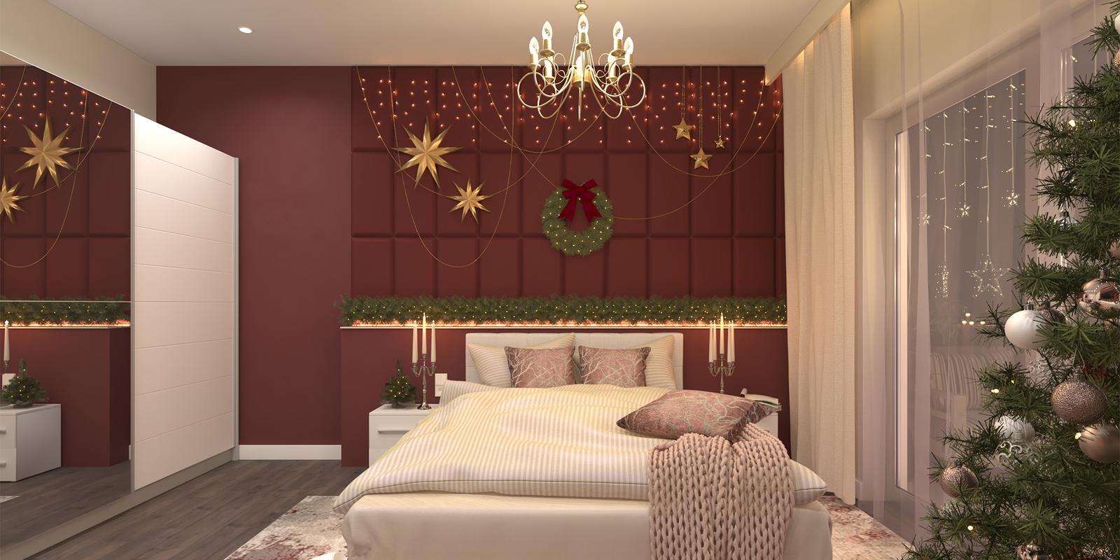 Model amenajare dormitor stil clasic cranberry