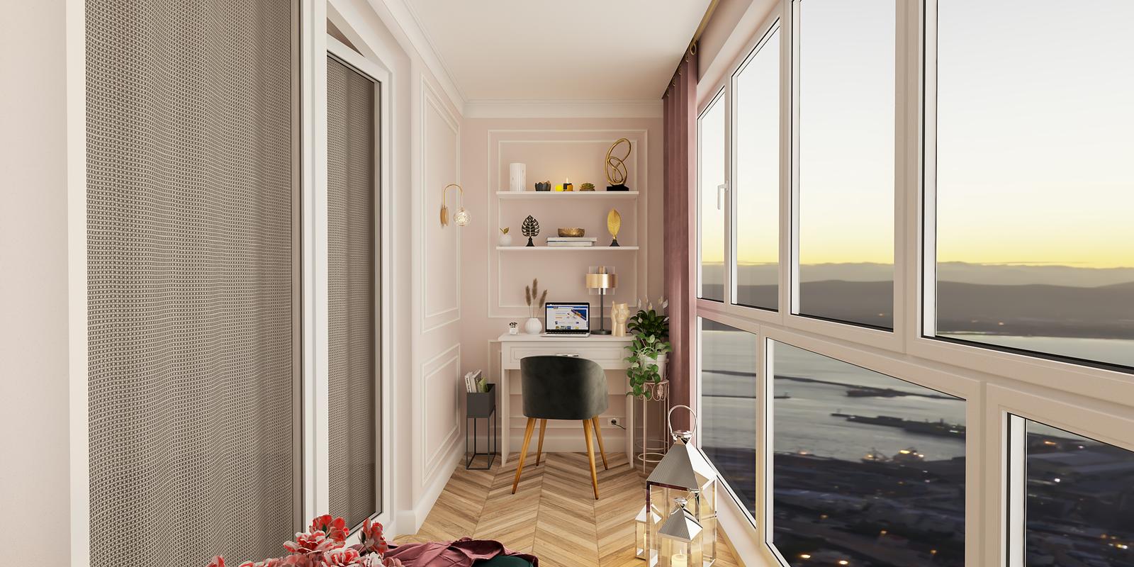Model amenajare balcon stil clasic candle light_2
