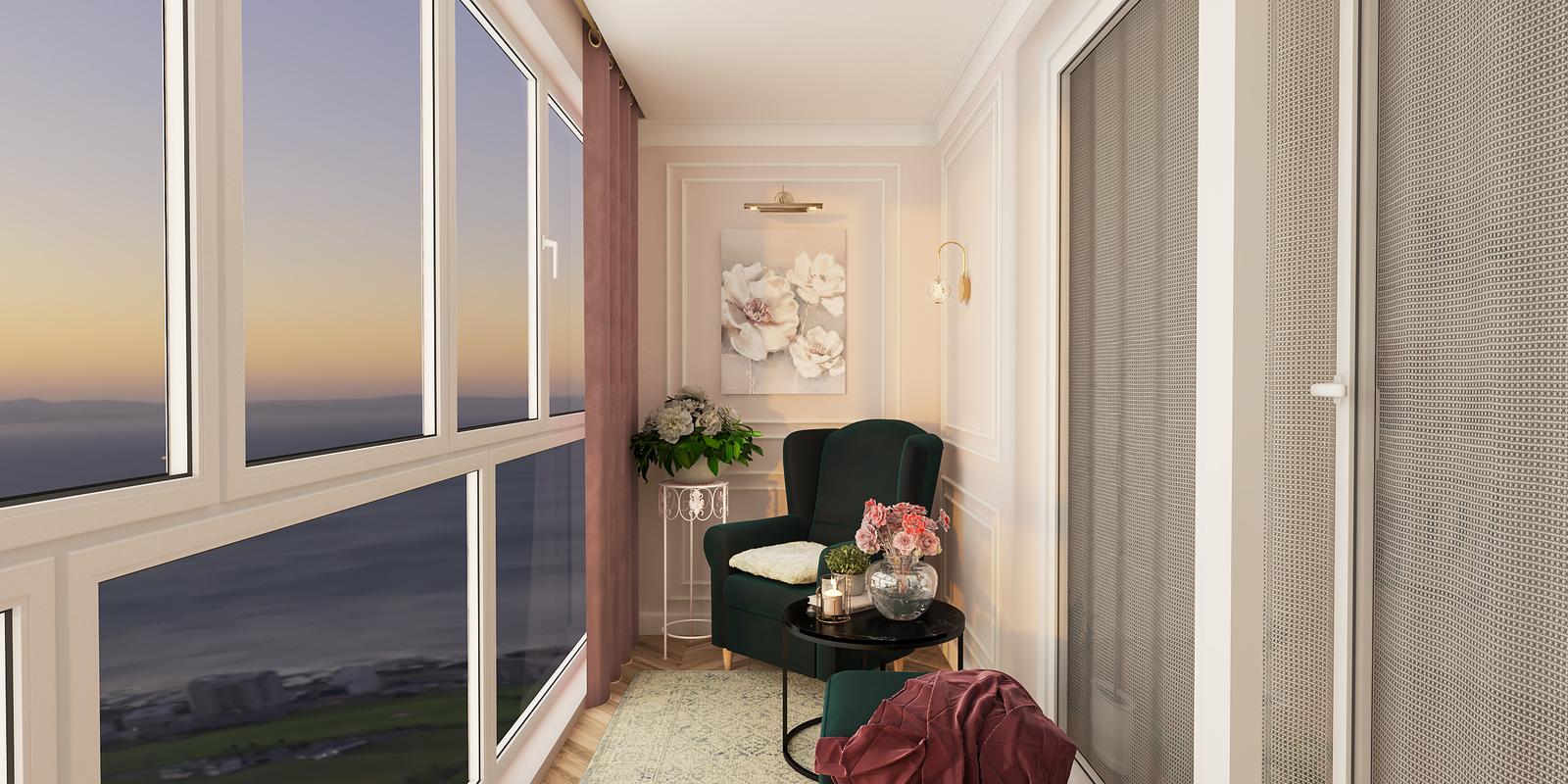 Model amenajare balcon stil clasic candle light_3