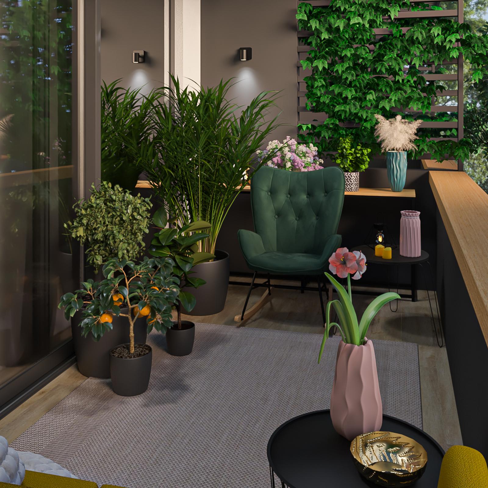 Model amenajare balcon stil modern ezra