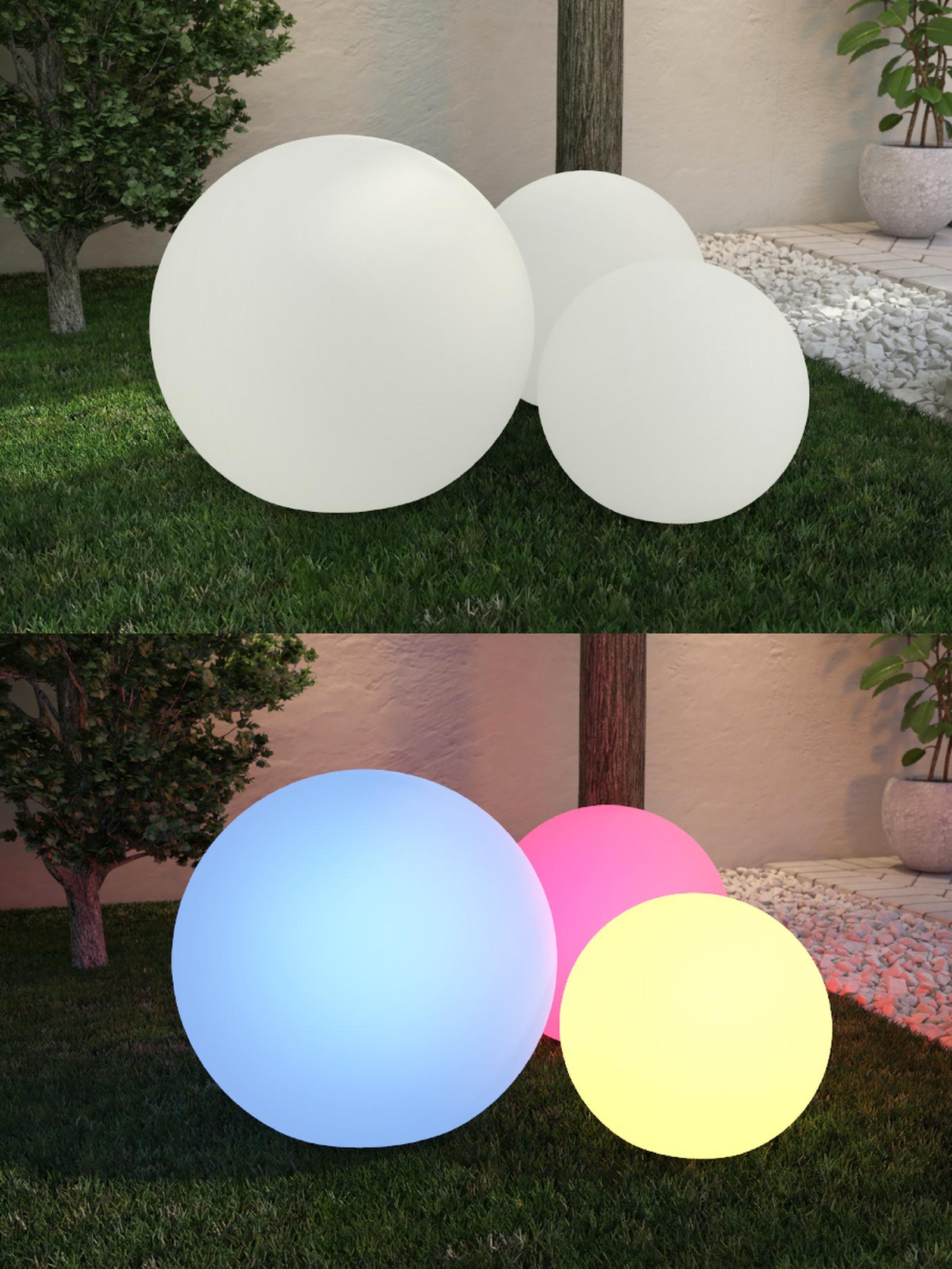 Glob ornamental Baloo 9971, 1 x E27, D 56 cm, H 53.8 cm, opal, modern