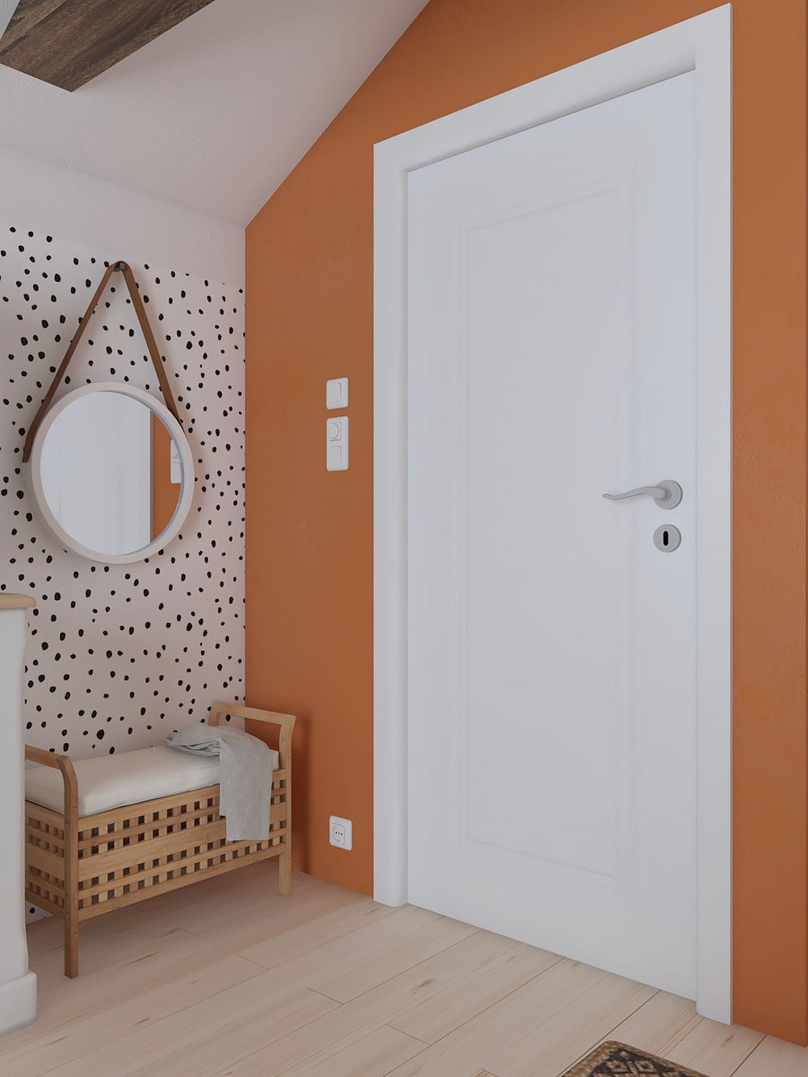 Oglinda decorativa 6075, rotunda, 50 x 50 x 7 cm