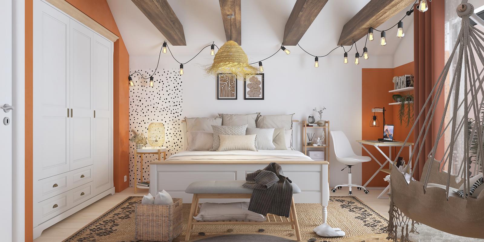 Model amenajare cameră tineret stil clasic boho bliss_5