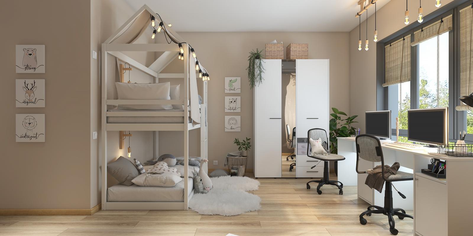 Model amenajare cameră tineret stil modern charmed