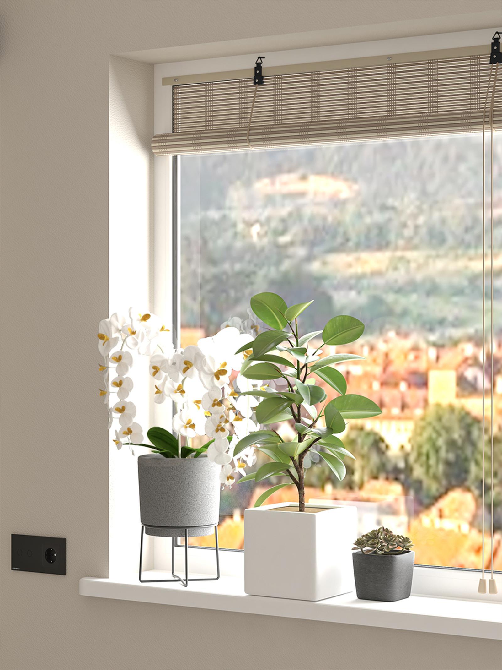 Intrerupator dublu cu touch + priza simpla Livolo VL-C702-12/C7-C1EU-12, rama din sticla, incastrat, negru