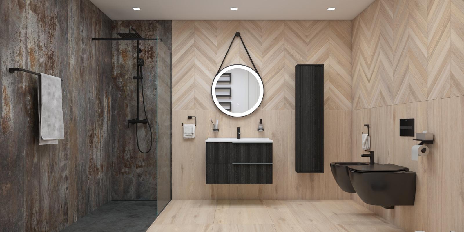 Model amenajare baie stil modern chateau_1