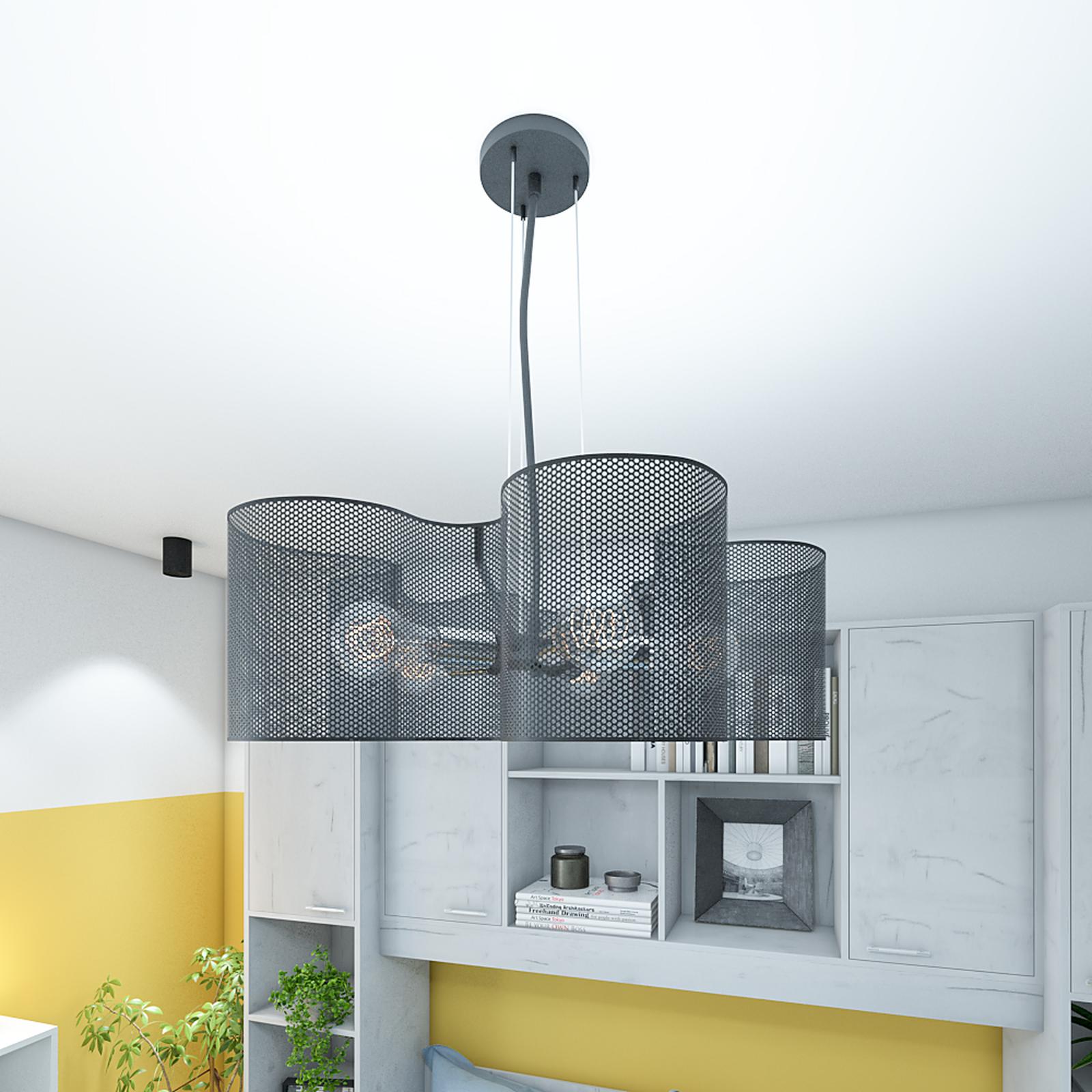 Lustra Formi 01-1991, 5 x E27, neagra, moderna