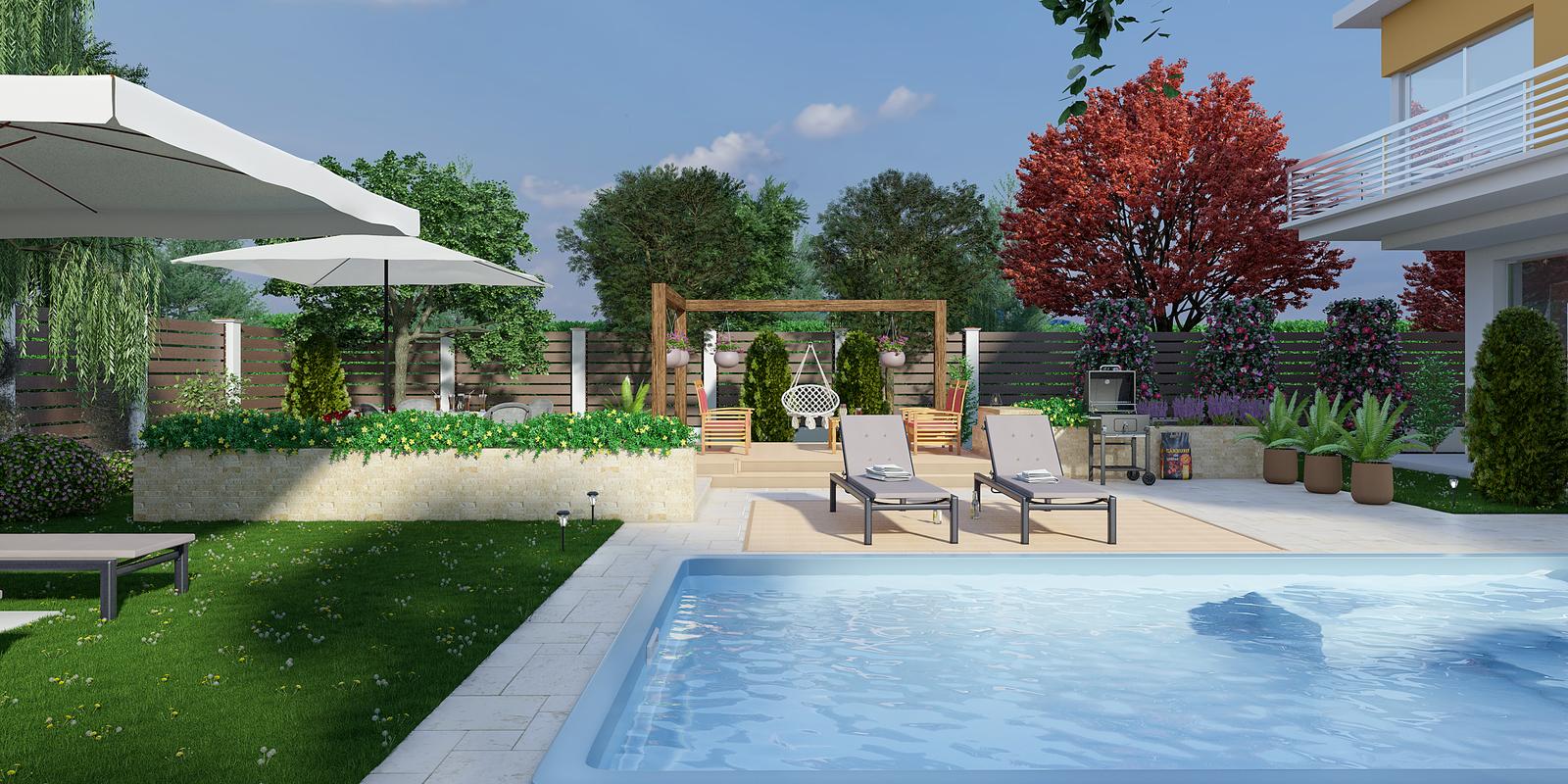 Model amenajare grădină stil modern kendari_2