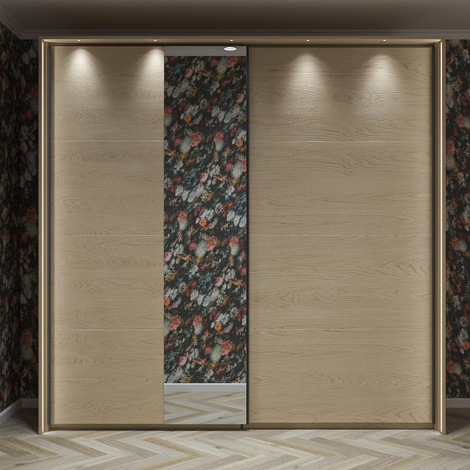 Plinta parchet MDF SET, alb, 2440 x 60 x 19 mm