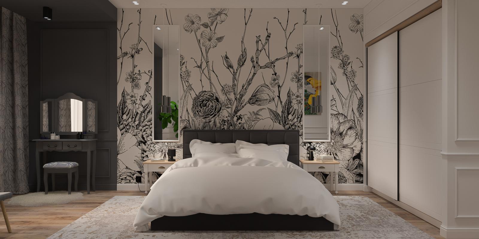 Decorul minimal și detaliile constructive în amenajarea dormitorului